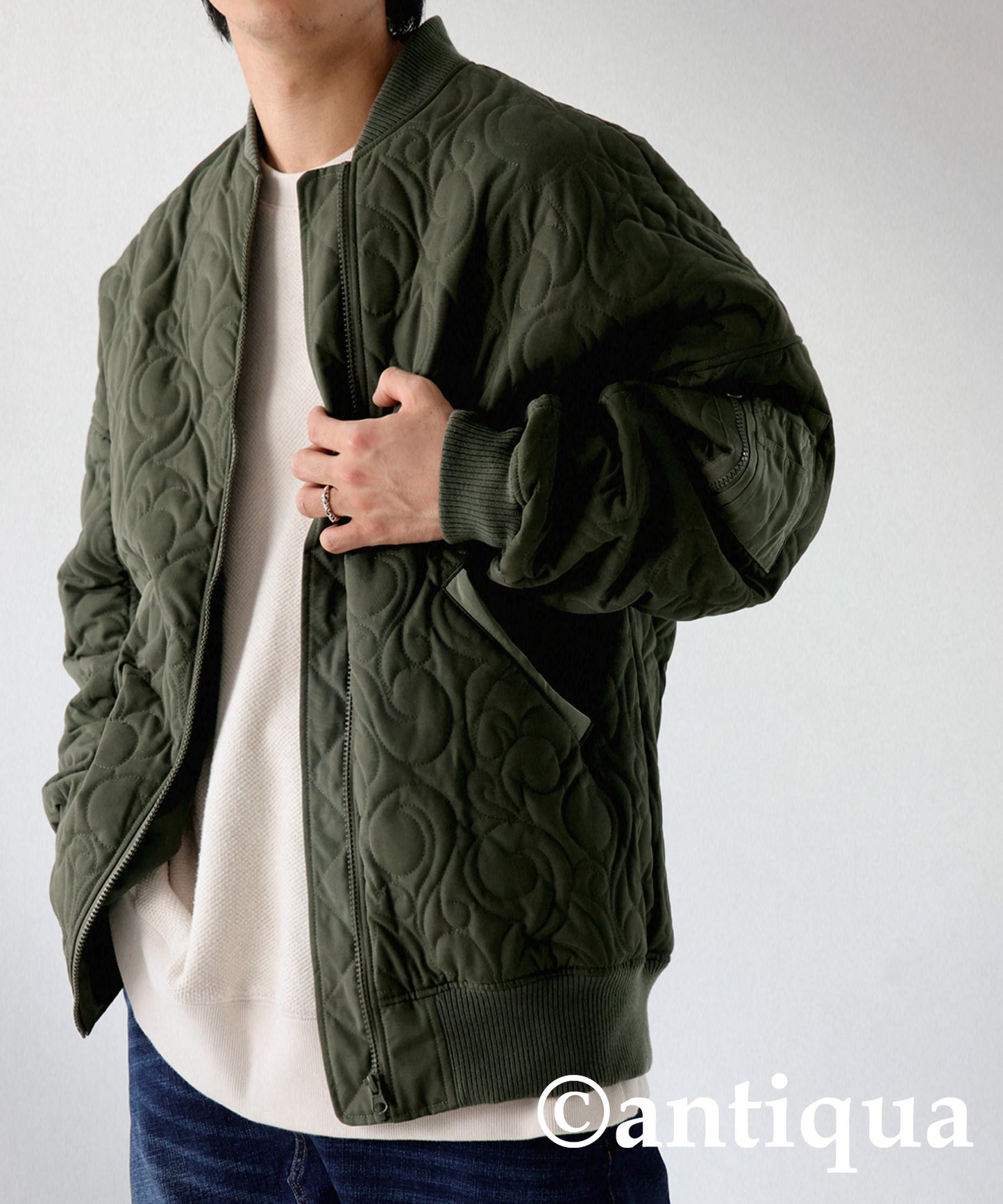 MA-1 quilting Men's jacket