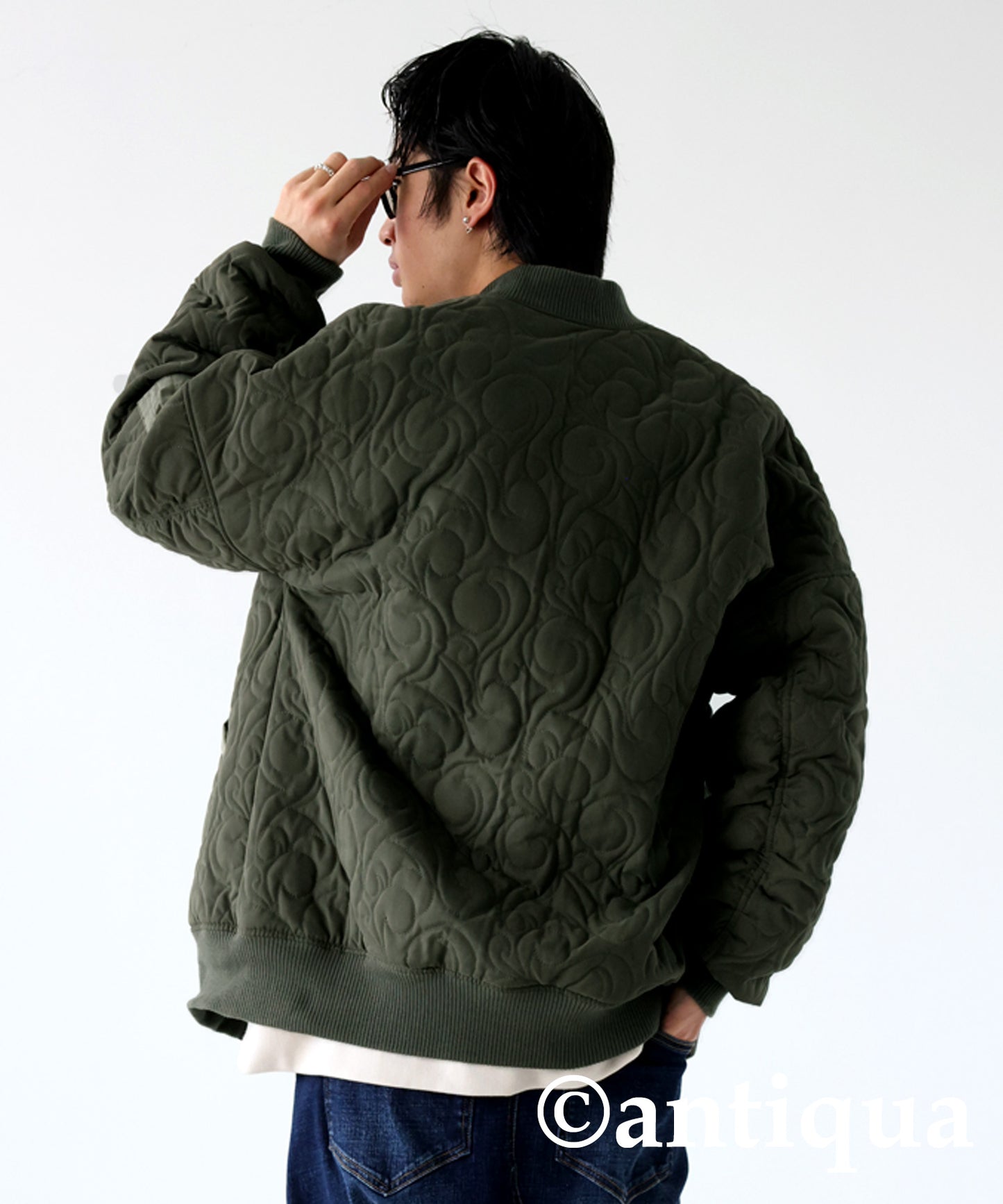 MA-1 quilting Men's jacket