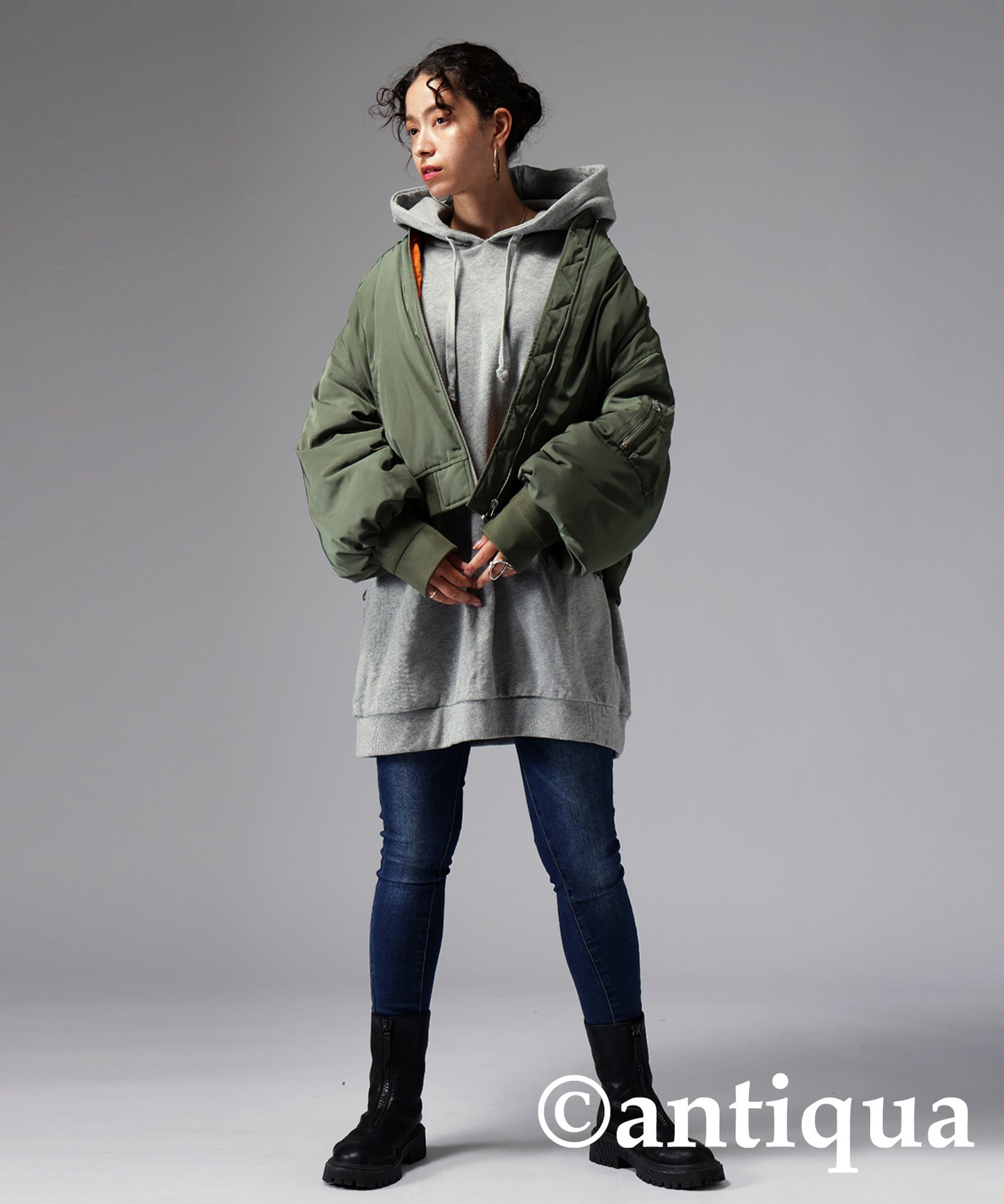 Short length MA-1 Jacket Ladies