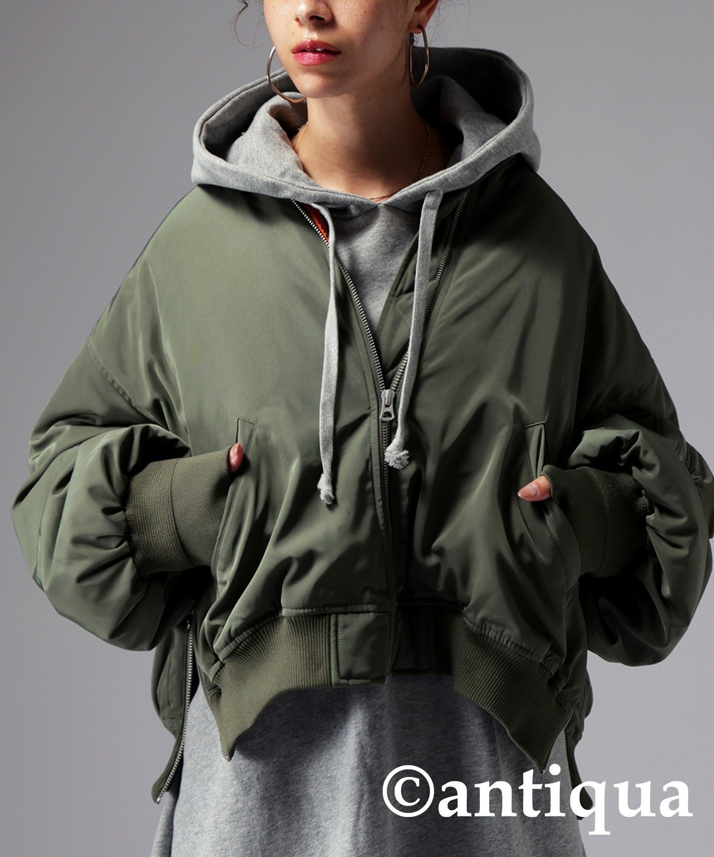 Short length MA-1 Jacket Ladies