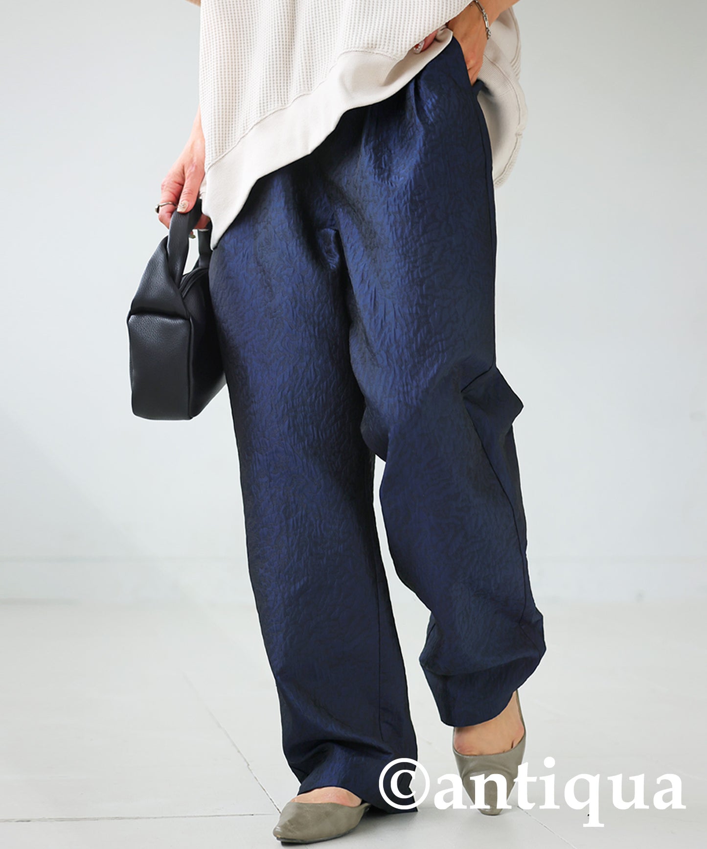 Jacquard Tapered Pants Ladies