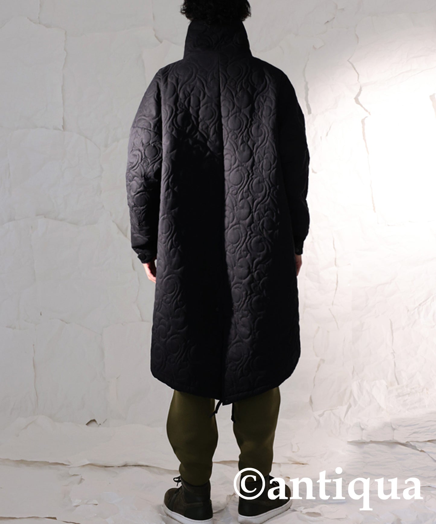 Men's quilting mods coat(M-65) stand up collar