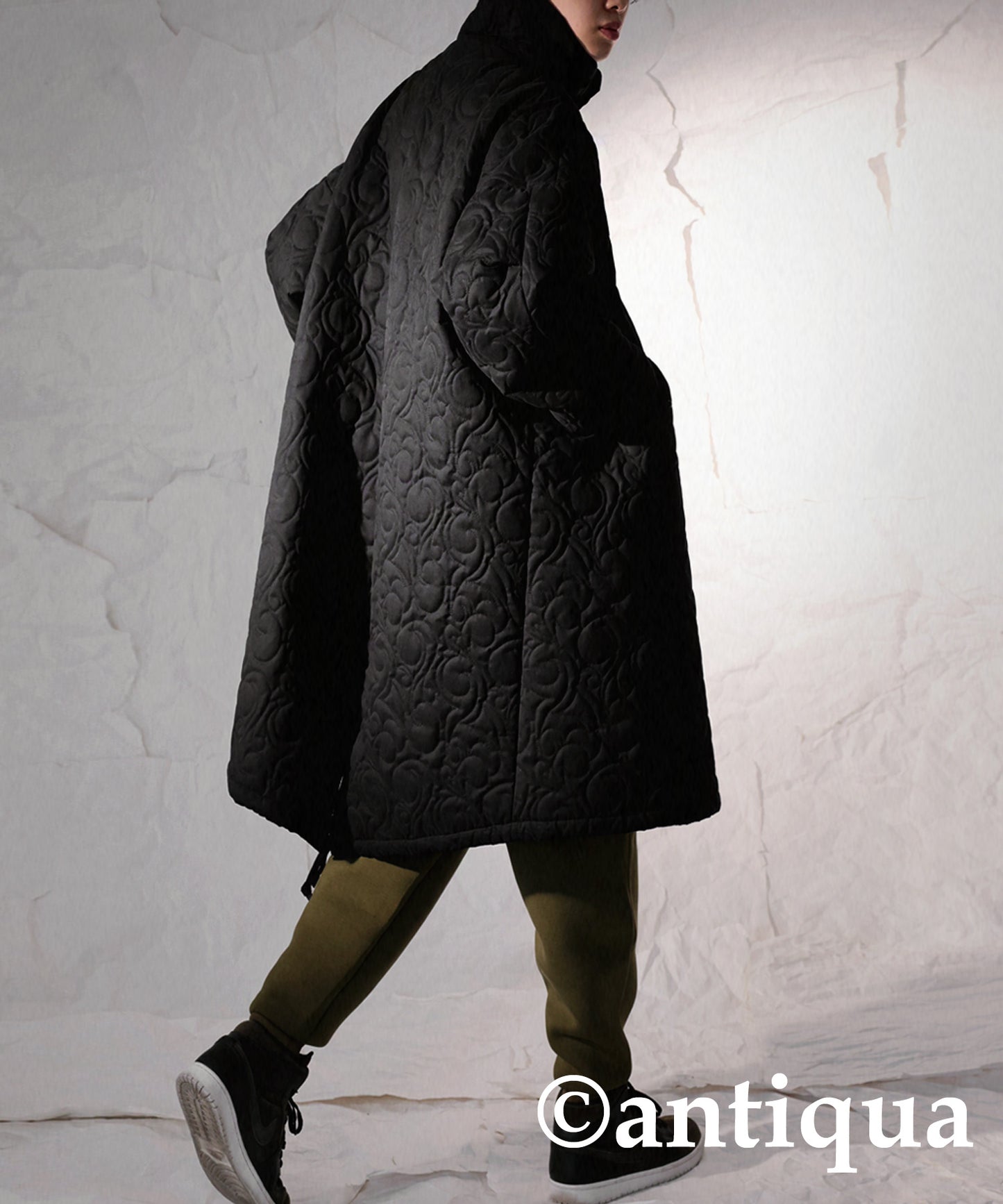 Men's quilting mods coat(M-65) stand up collar