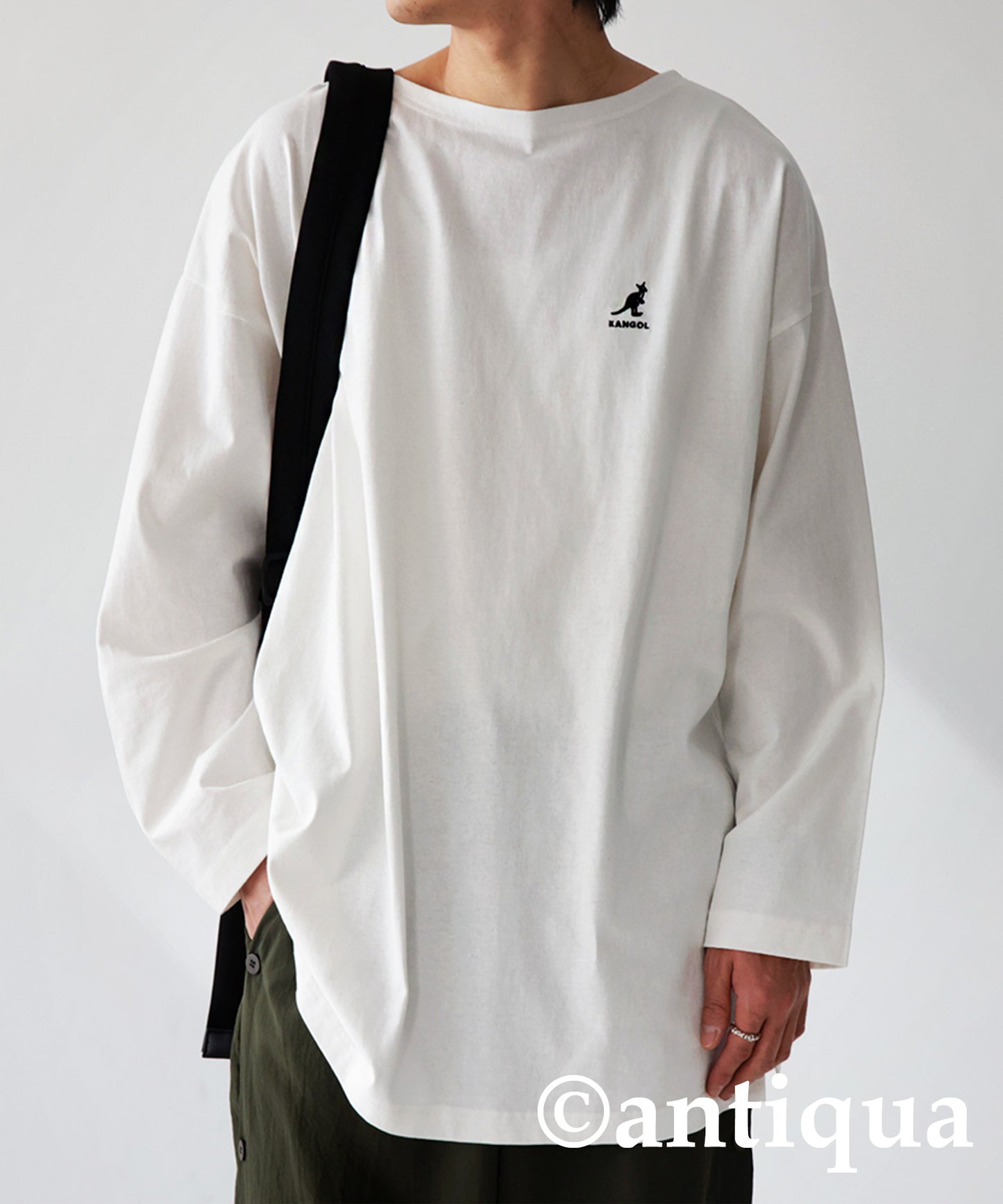 KANGOL × TREECAFE collaboration long T-shirt Men's