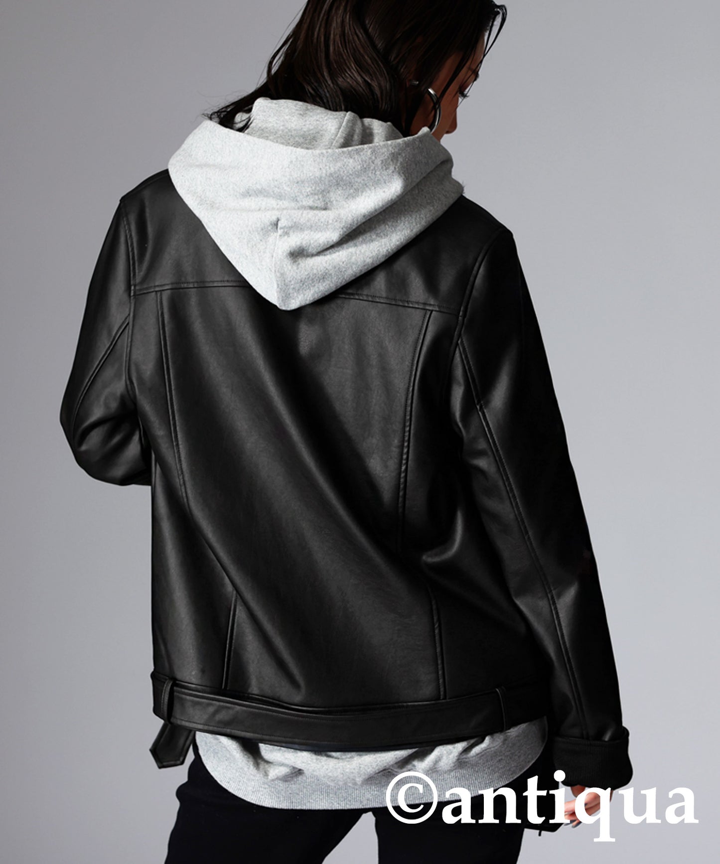 Ladies riders Jacket vegan leather