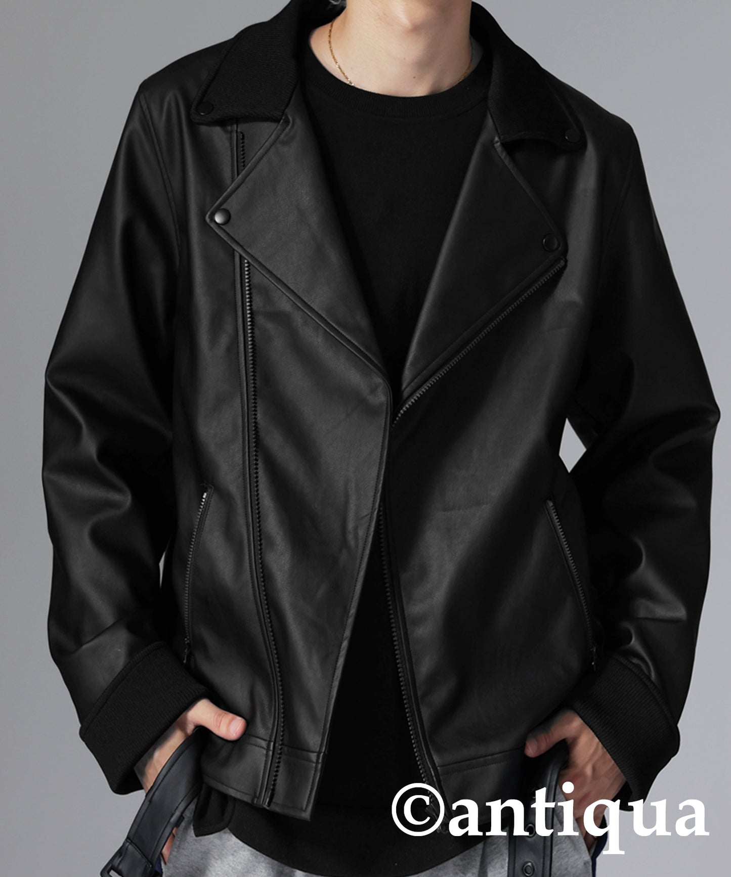 Men's riders Jacket vegan leather