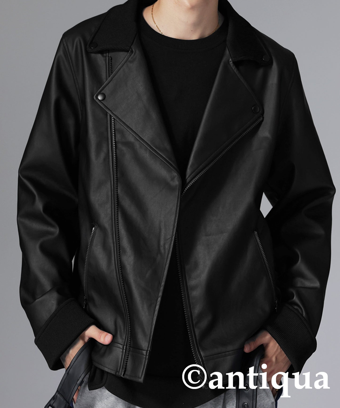 Men's riders Jacket vegan leather