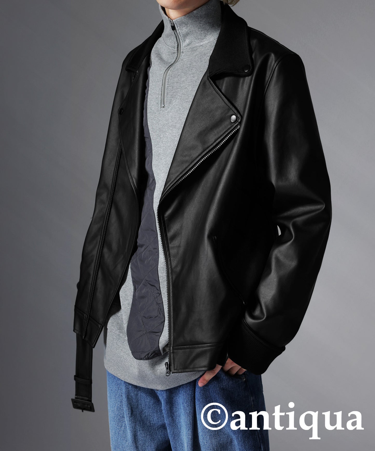 Men's riders Jacket vegan leather