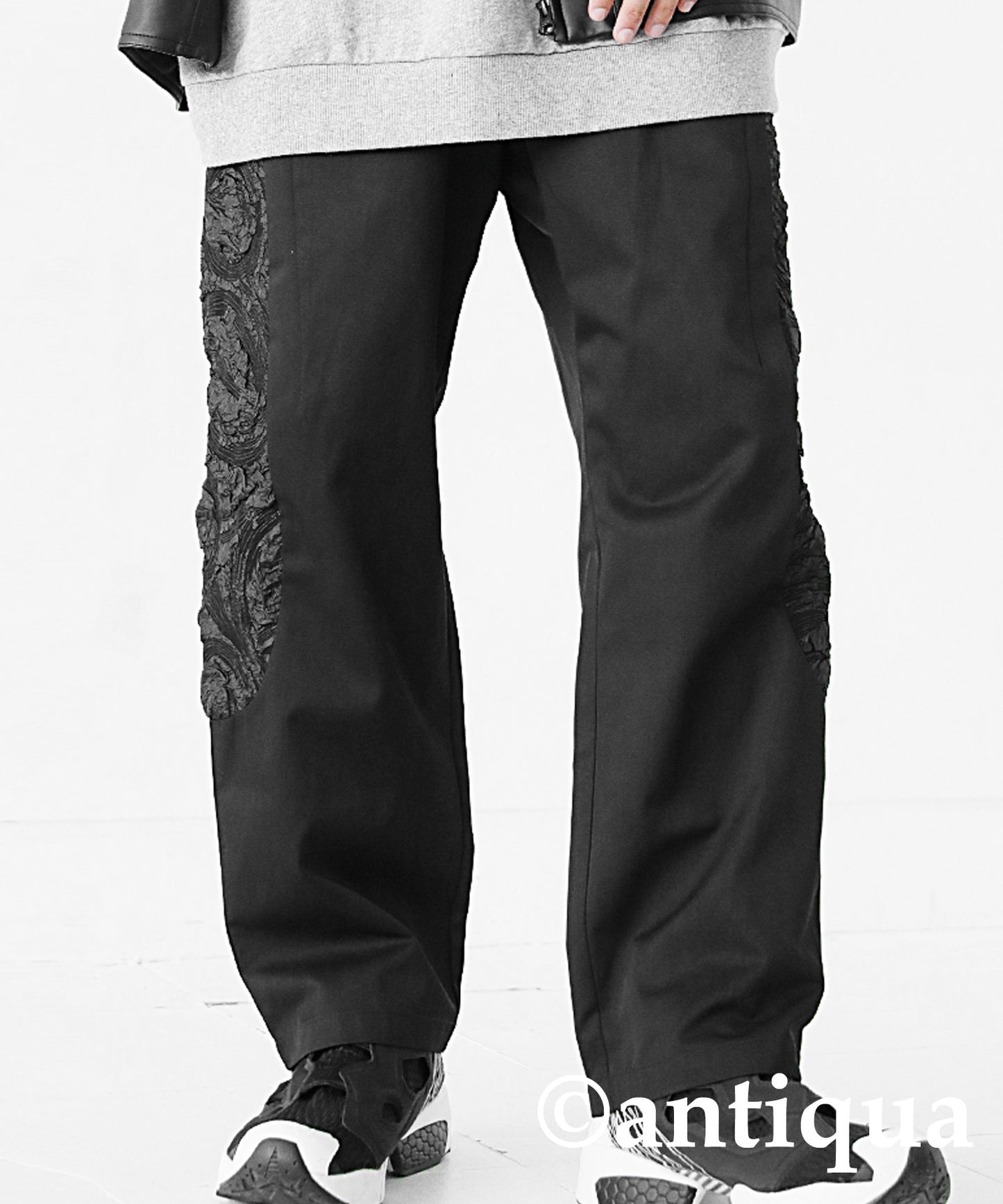 Jacquard Tapered Pants Men's