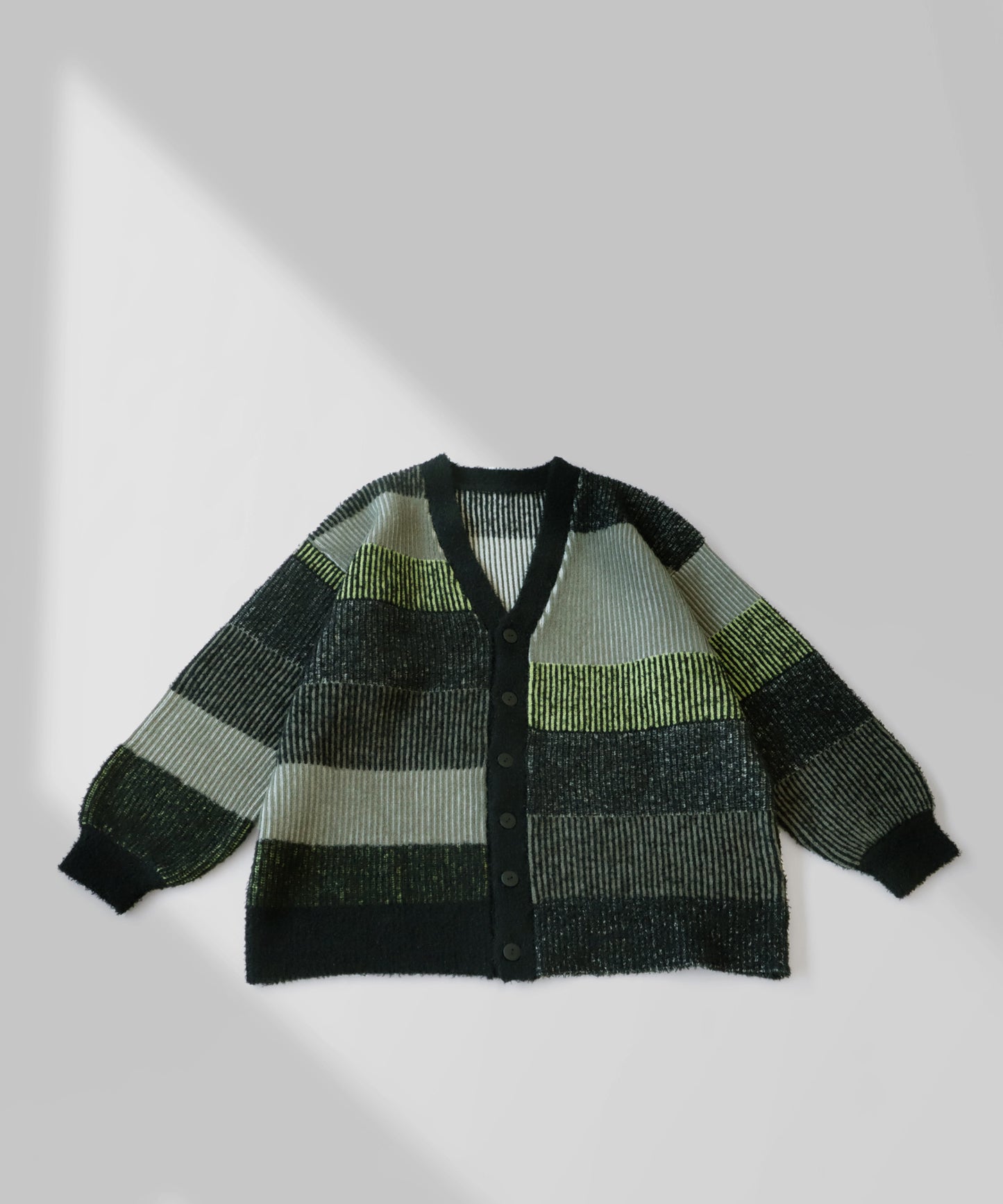 Border Knit Cardigan Ladies