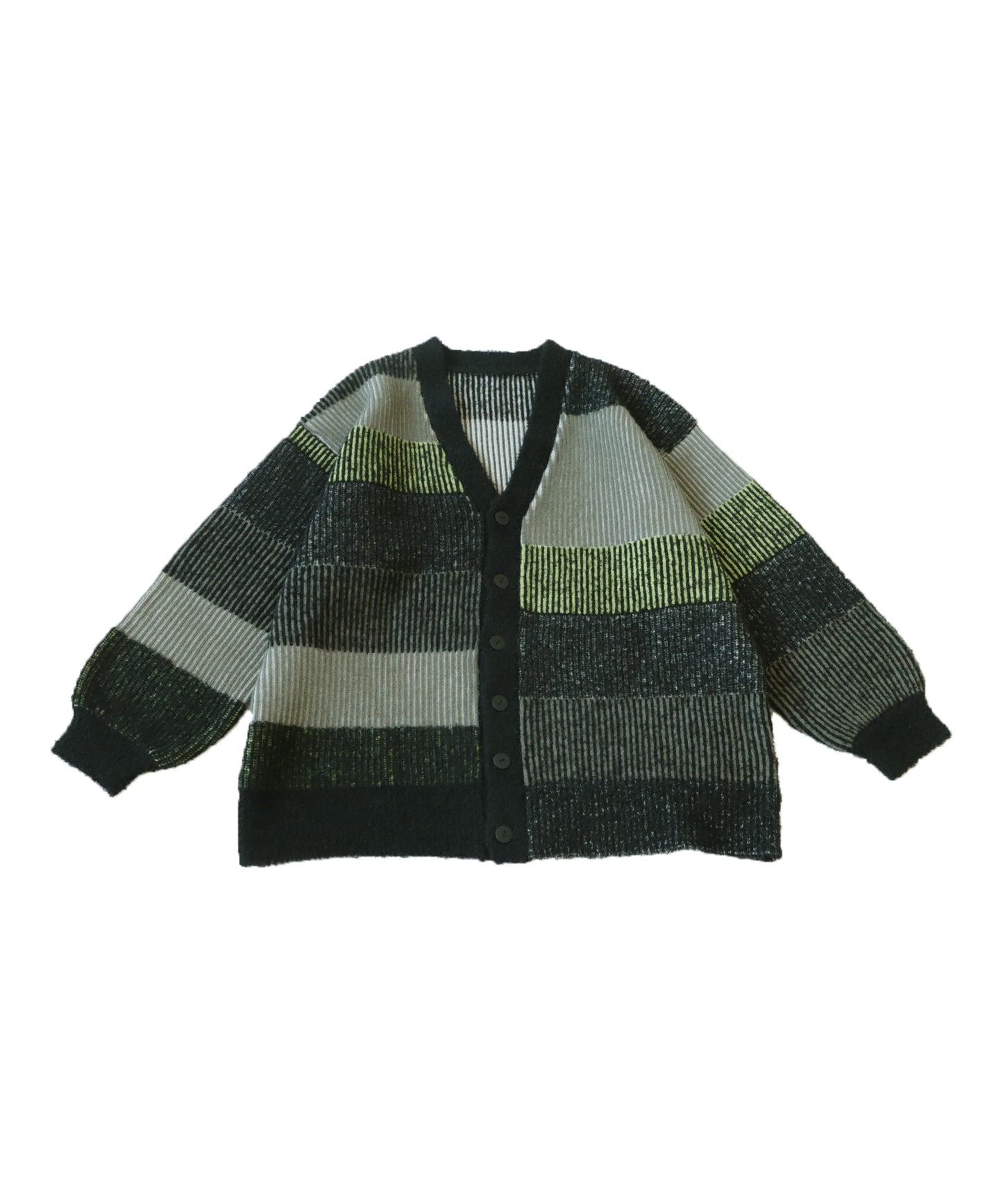 Border Knit Cardigan Ladies