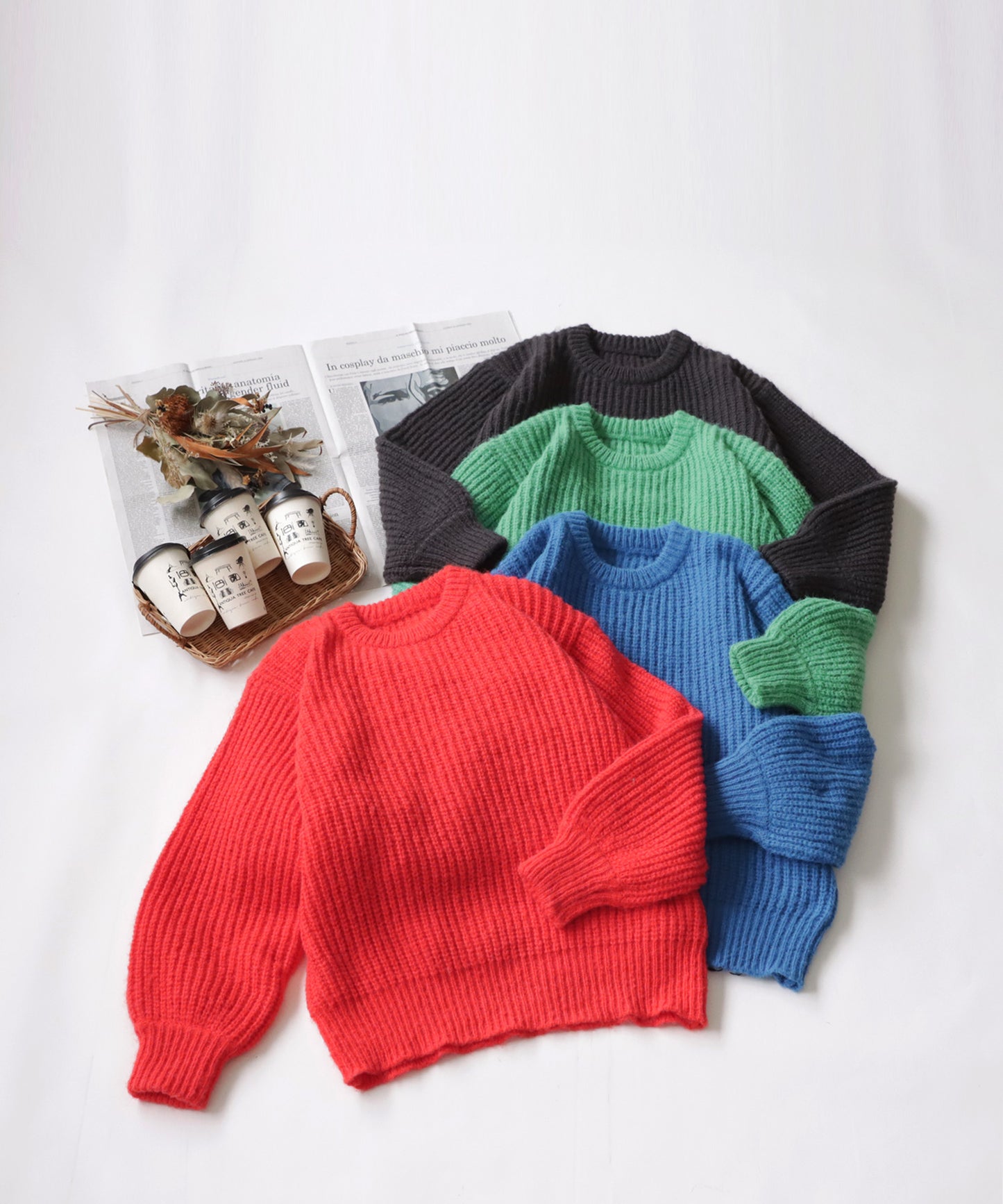 Volume Knit Tops Men's