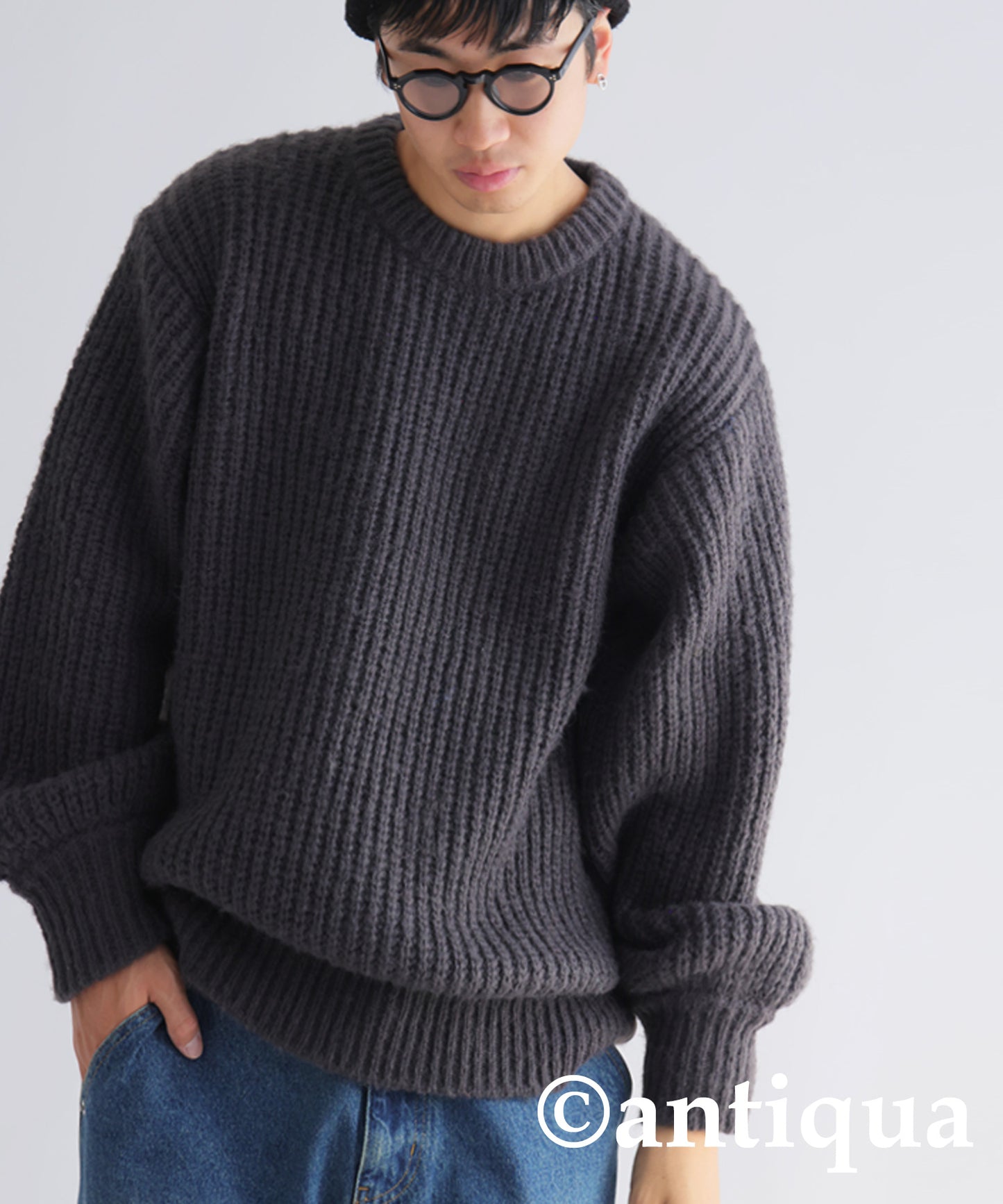 Volume Knit Tops Men's