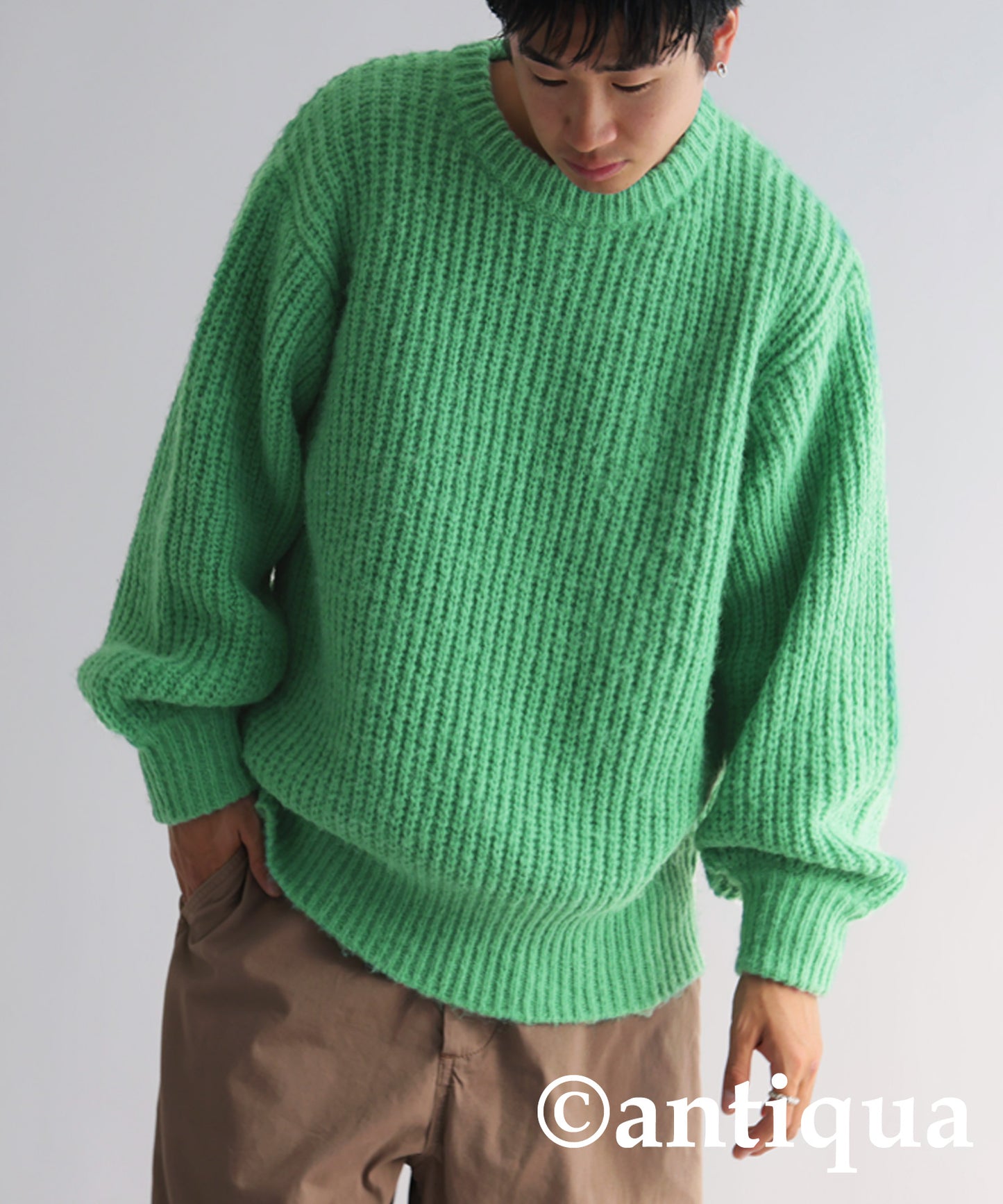 Volume Knit Tops Men's