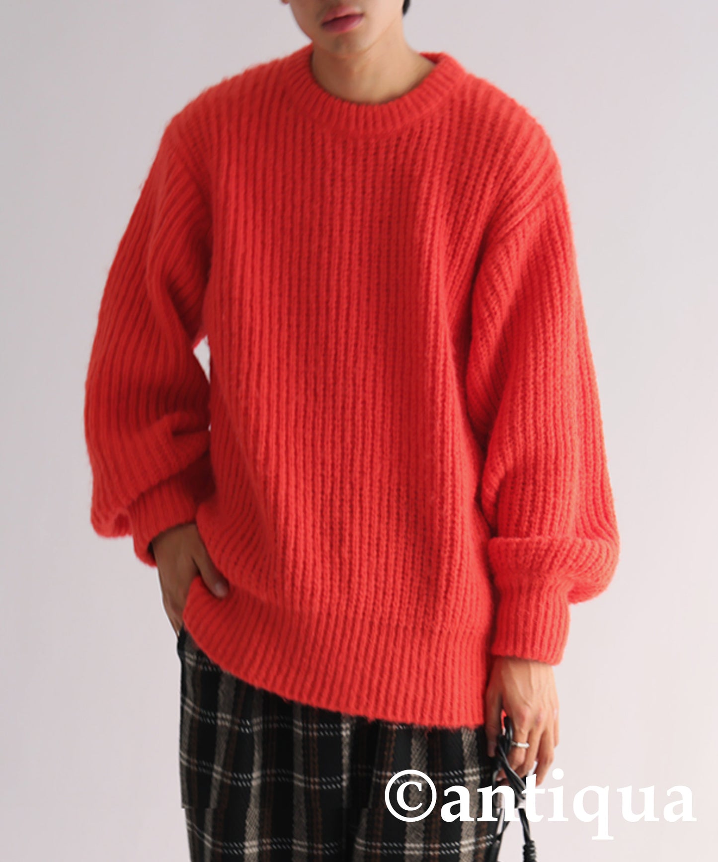 Volume Knit Tops Men's