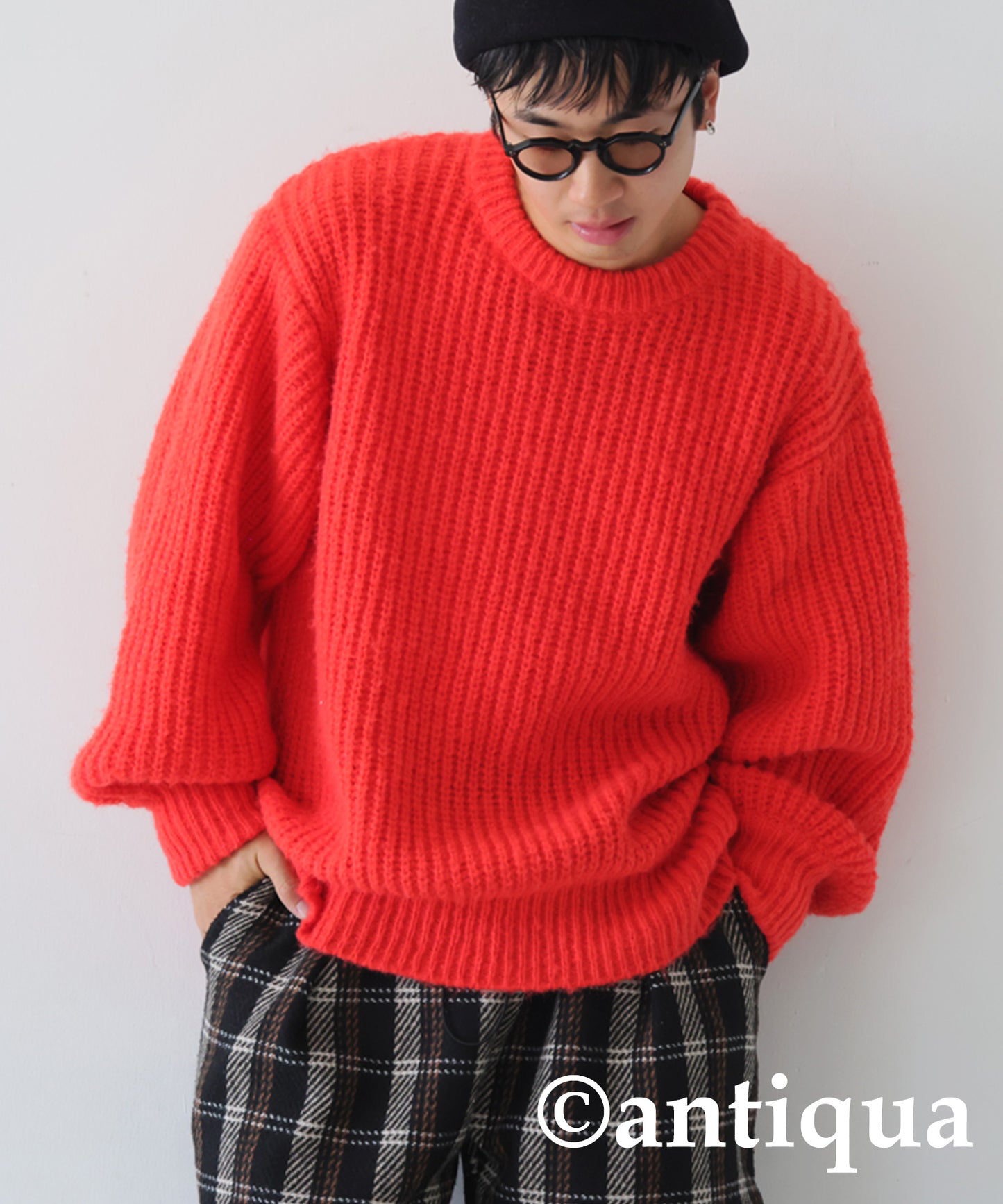 Volume Knit Tops Men's