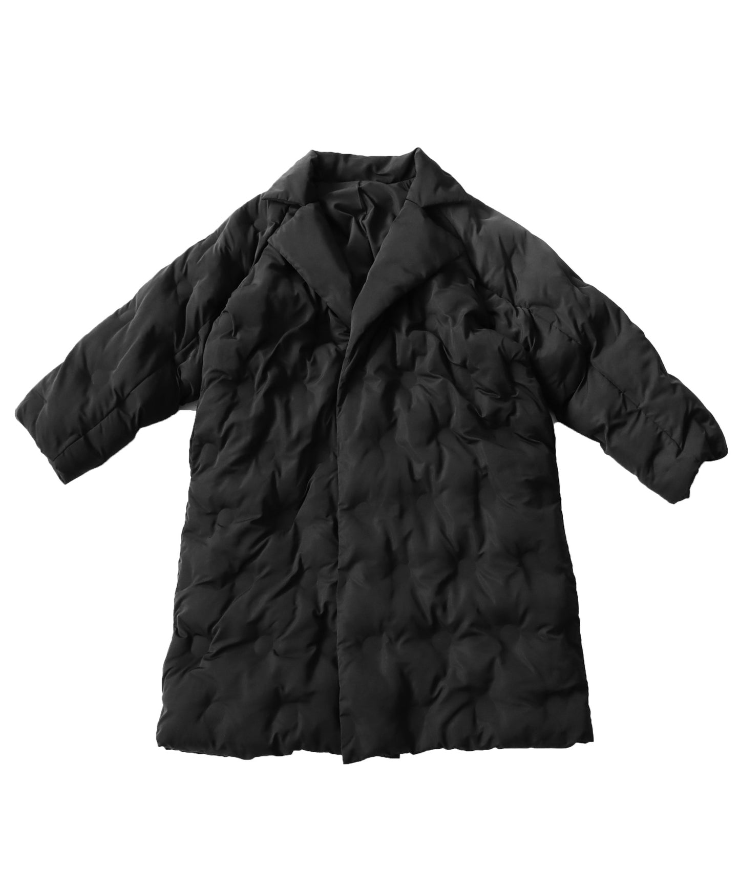 Men's quilting coat used volcanic rocks for batting