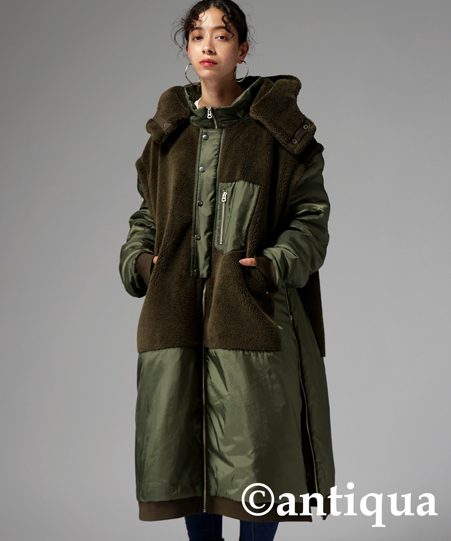 4WAY Boa Docking Design Coat Ladies