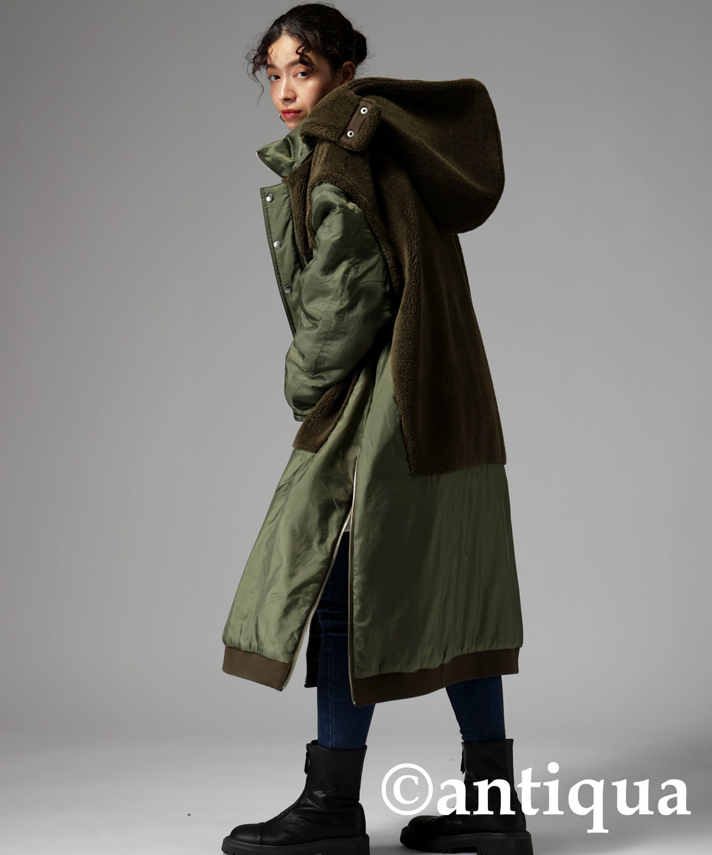 4WAY Boa Docking Design Coat Ladies