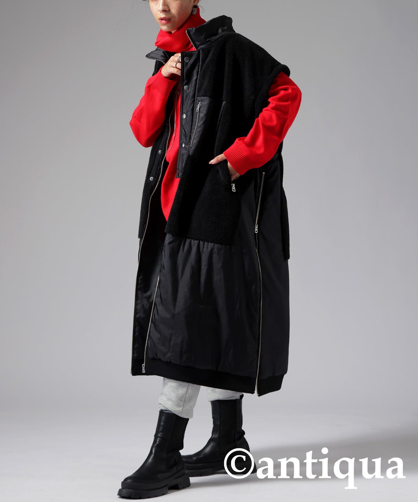 4WAY Boa Docking Design Coat Ladies