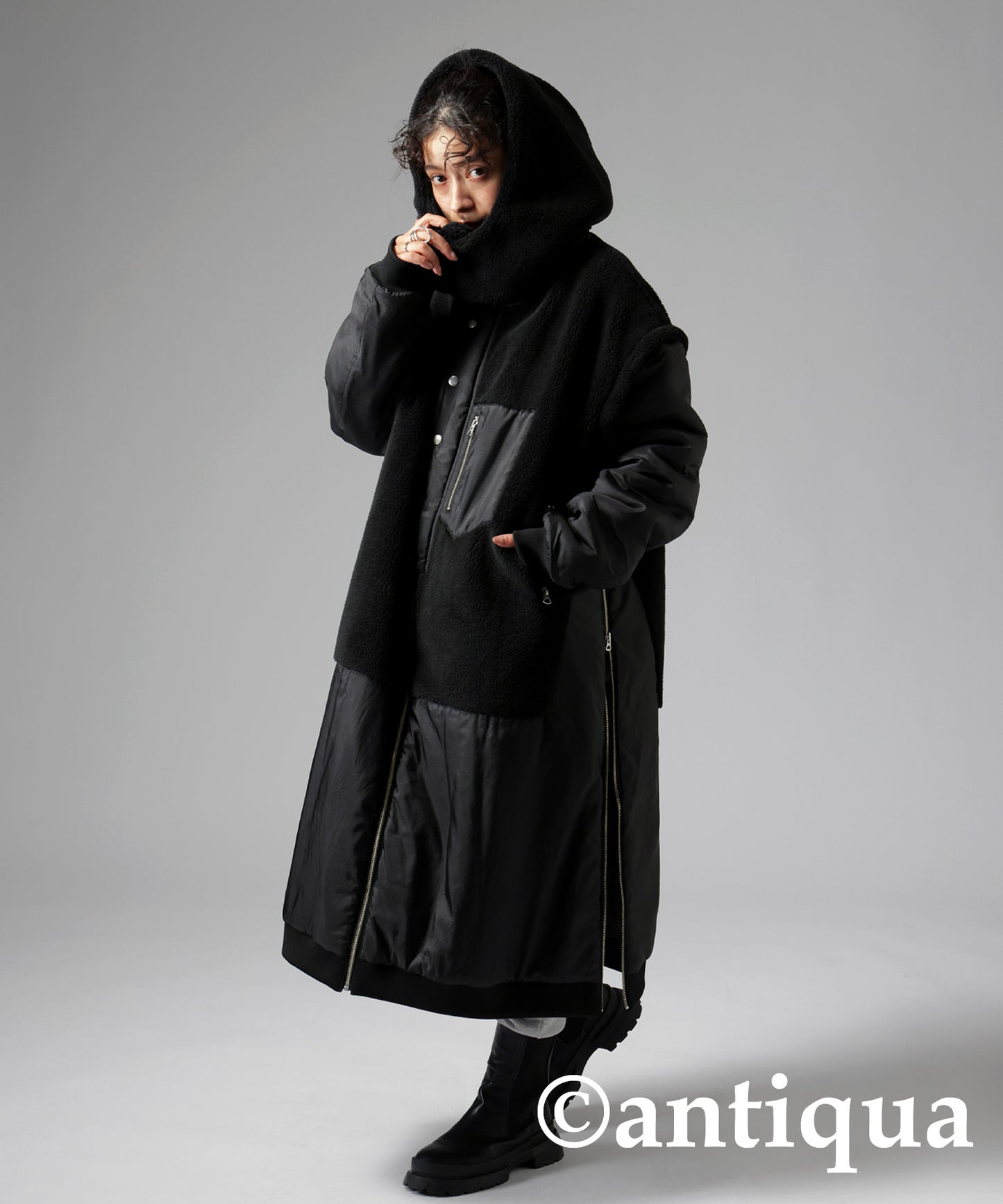 4WAY Boa Docking Design Coat Ladies