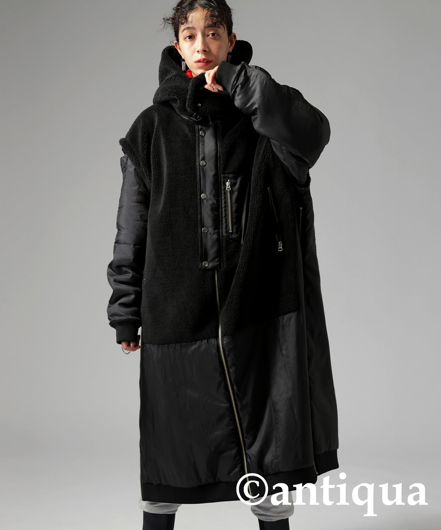 4WAY Boa Docking Design Coat Ladies