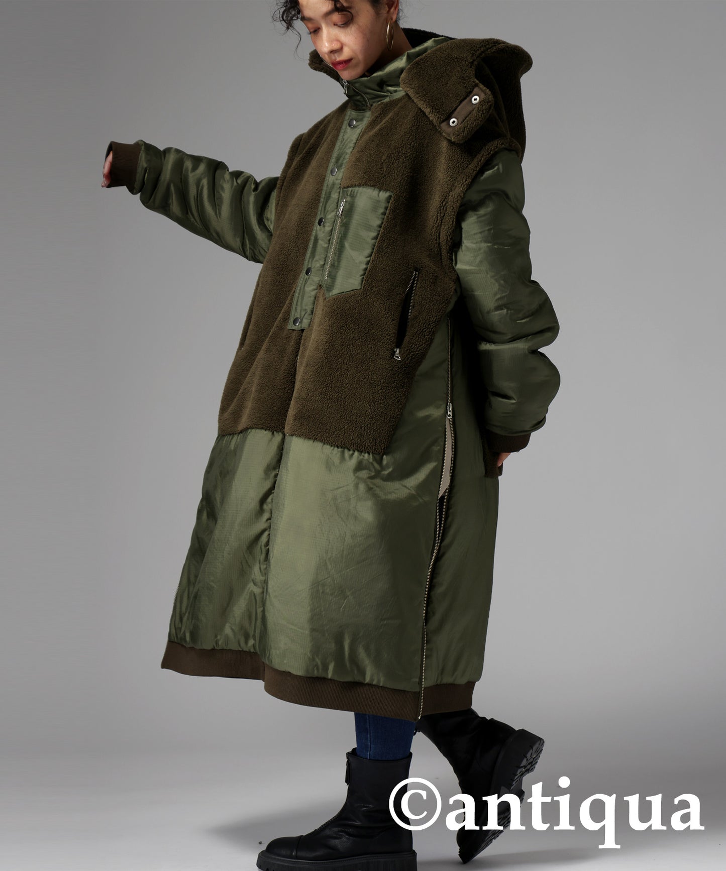 4WAY Boa Docking Design Coat Ladies