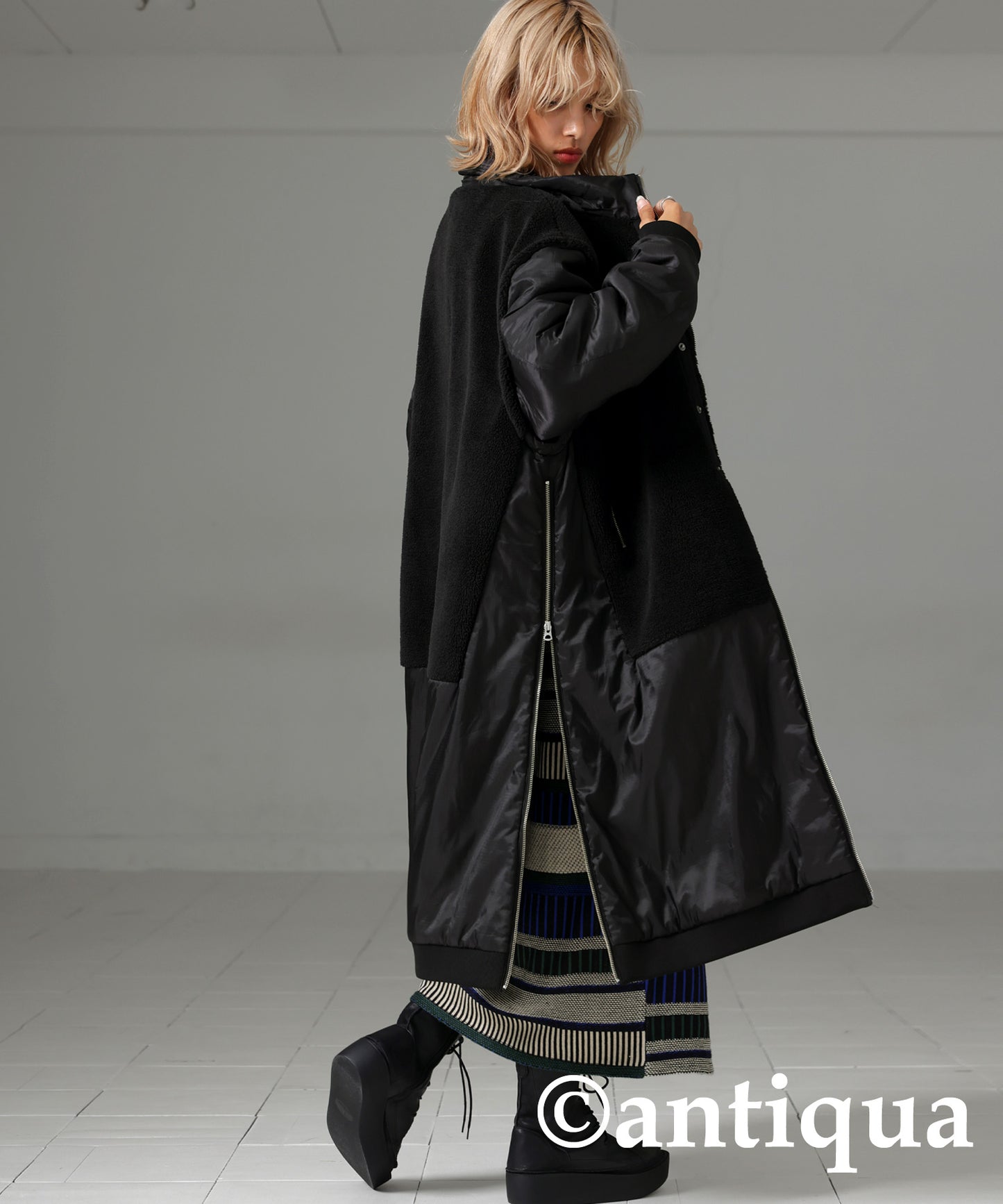 4WAY Boa Docking Design Coat Ladies