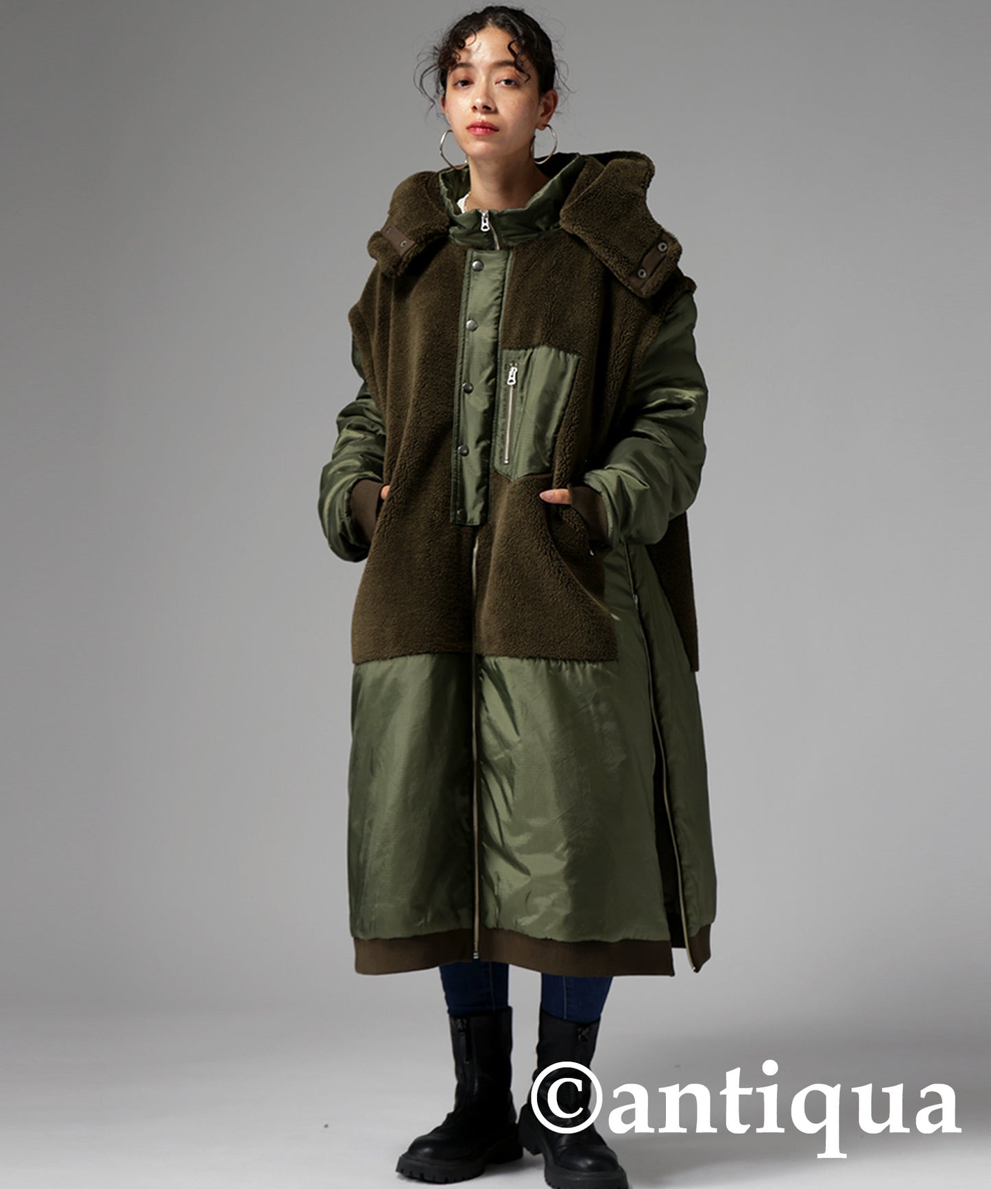 4WAY Boa Docking Design Coat Ladies