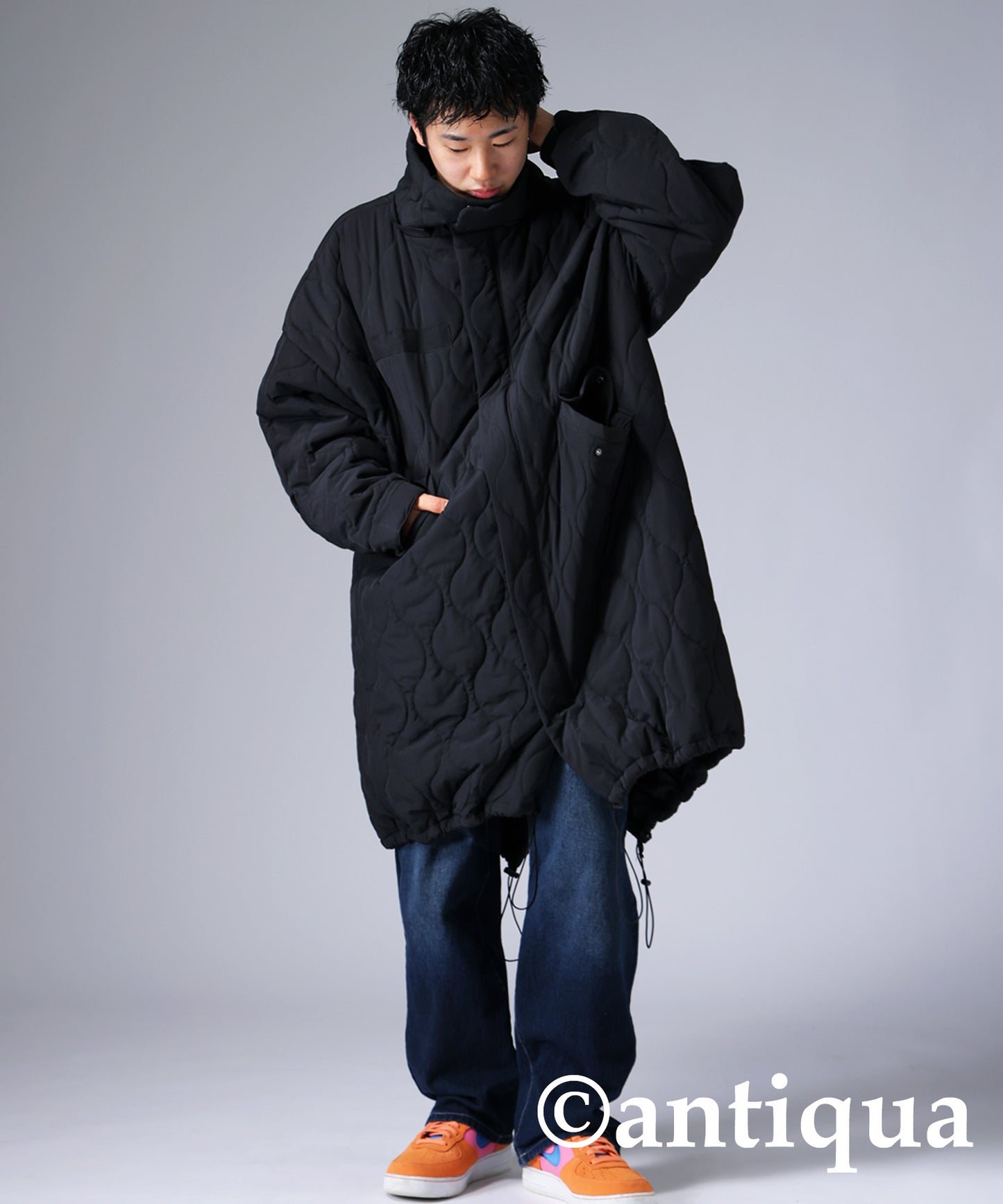 Quilting mods coat Men's