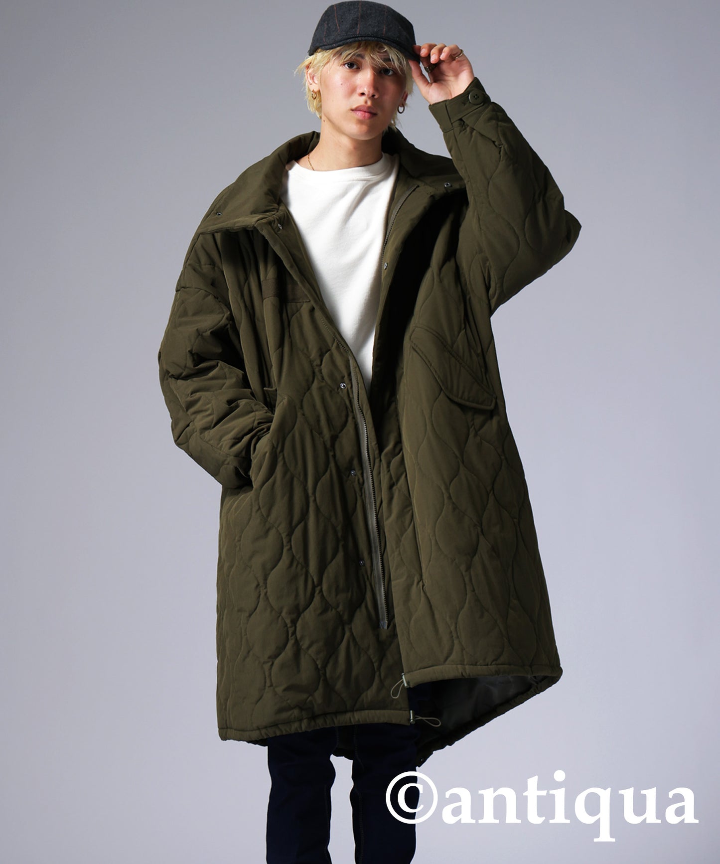 Quilting mods coat Men's