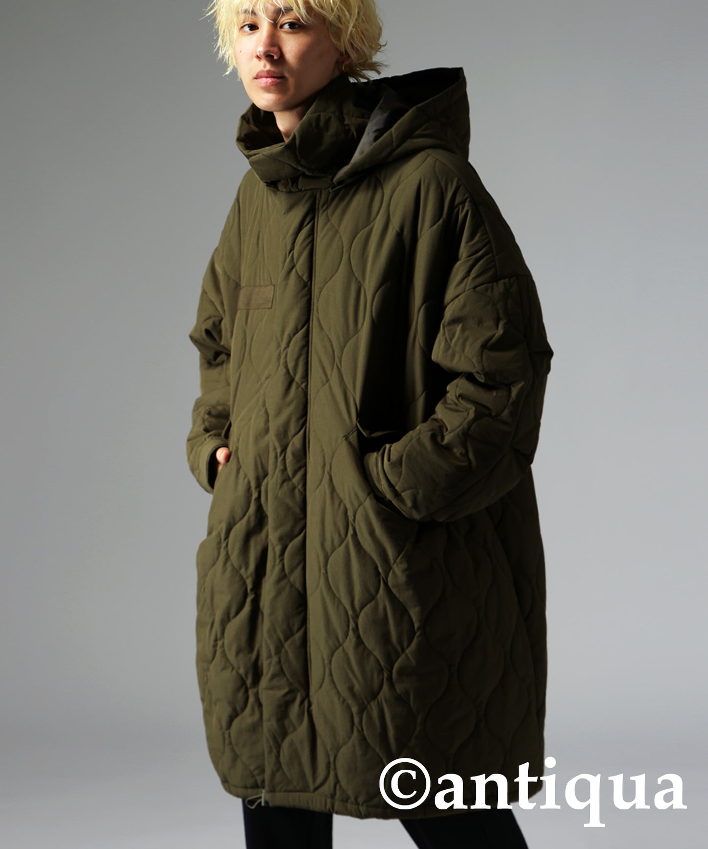 Quilting mods coat Men's