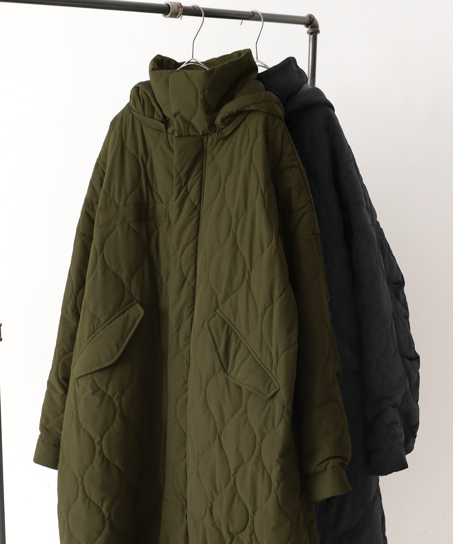 Quilting mods coat Men's