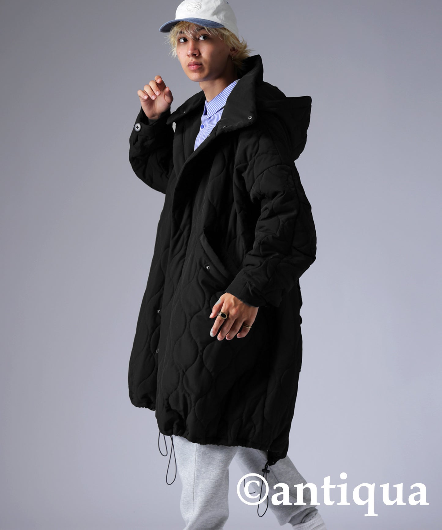 Quilting mods coat Men's