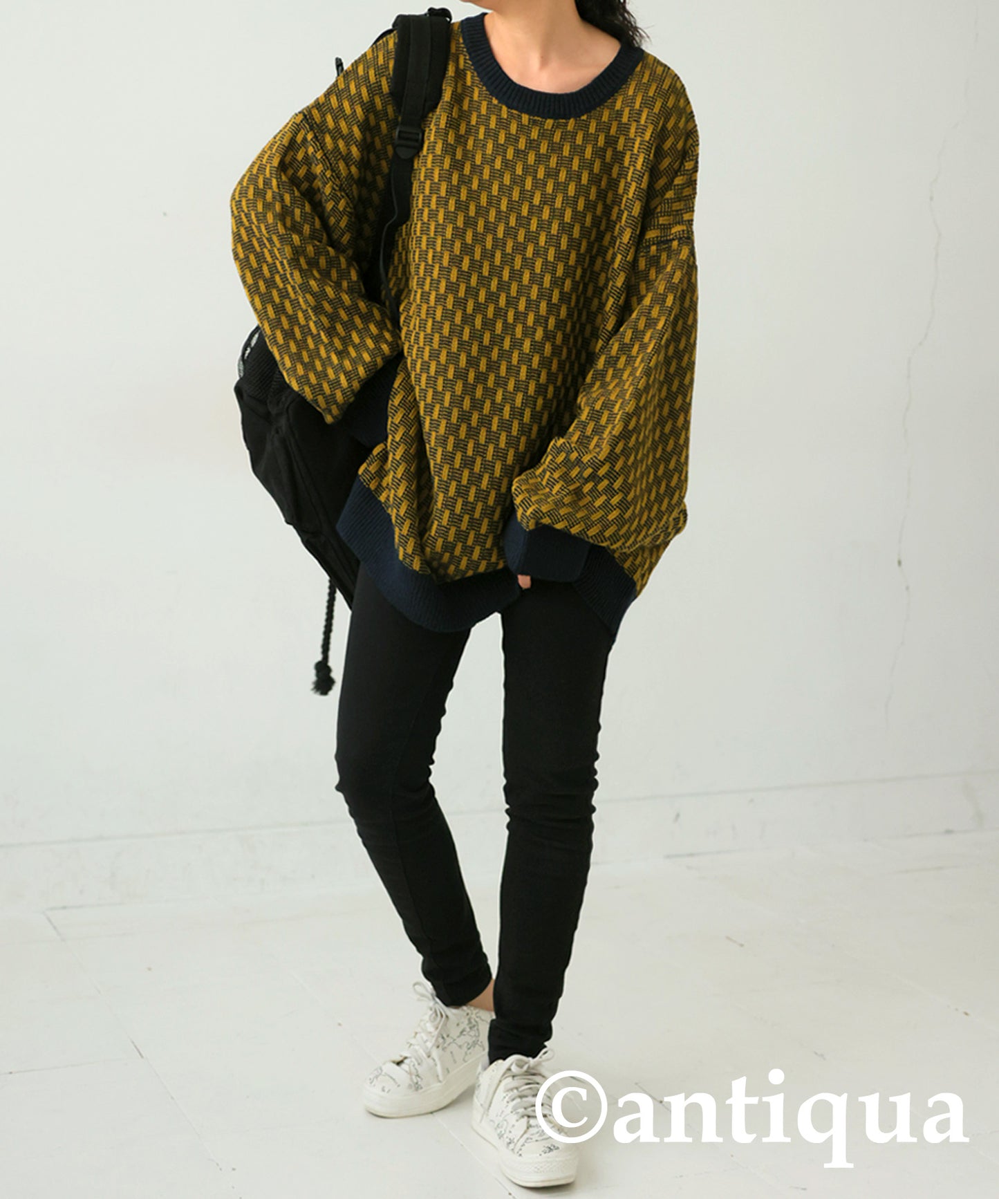 Geometric Jacquard Knit Ladies