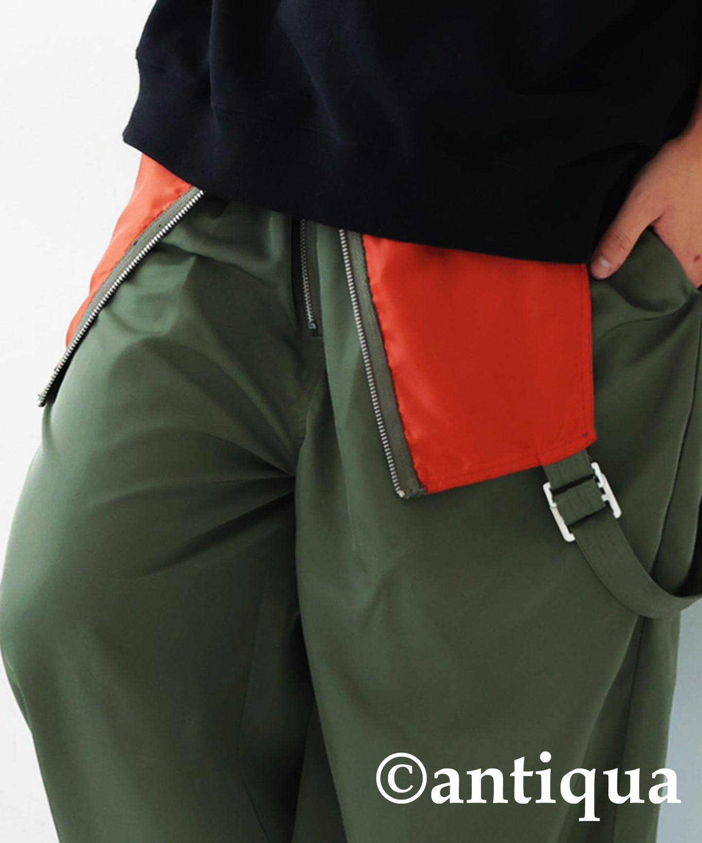 Military Salopette Pants Men's