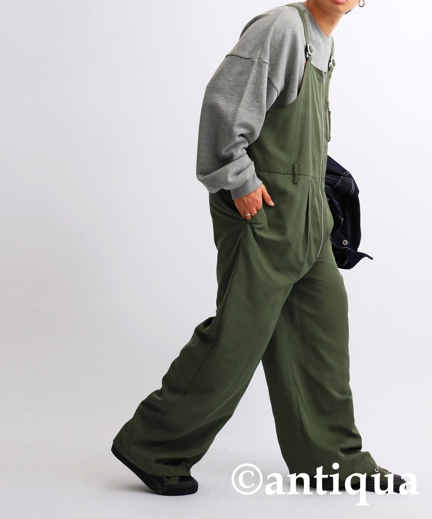 Military Salopette Pants Men's