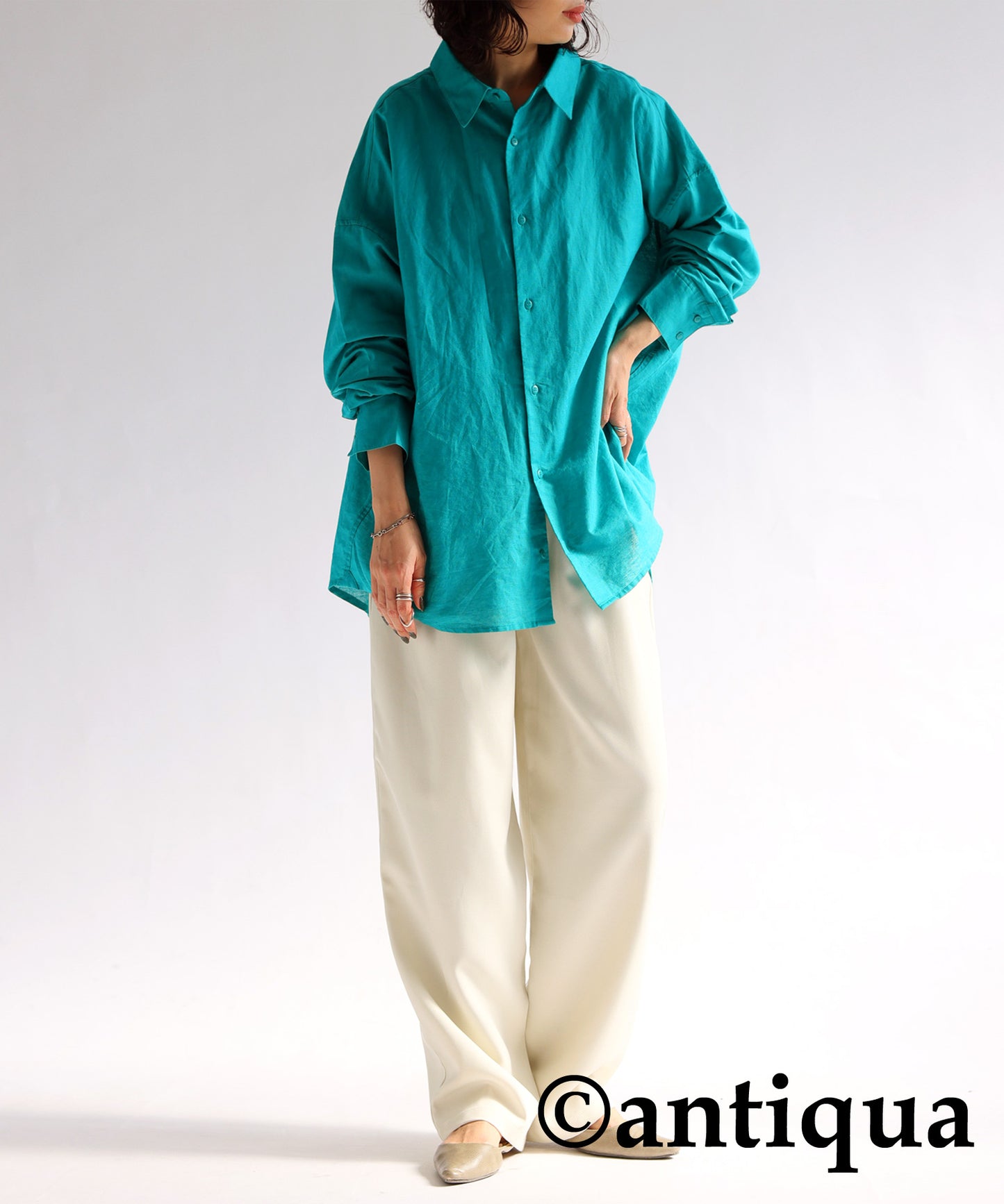 Cotton Linen Shirt Ladies