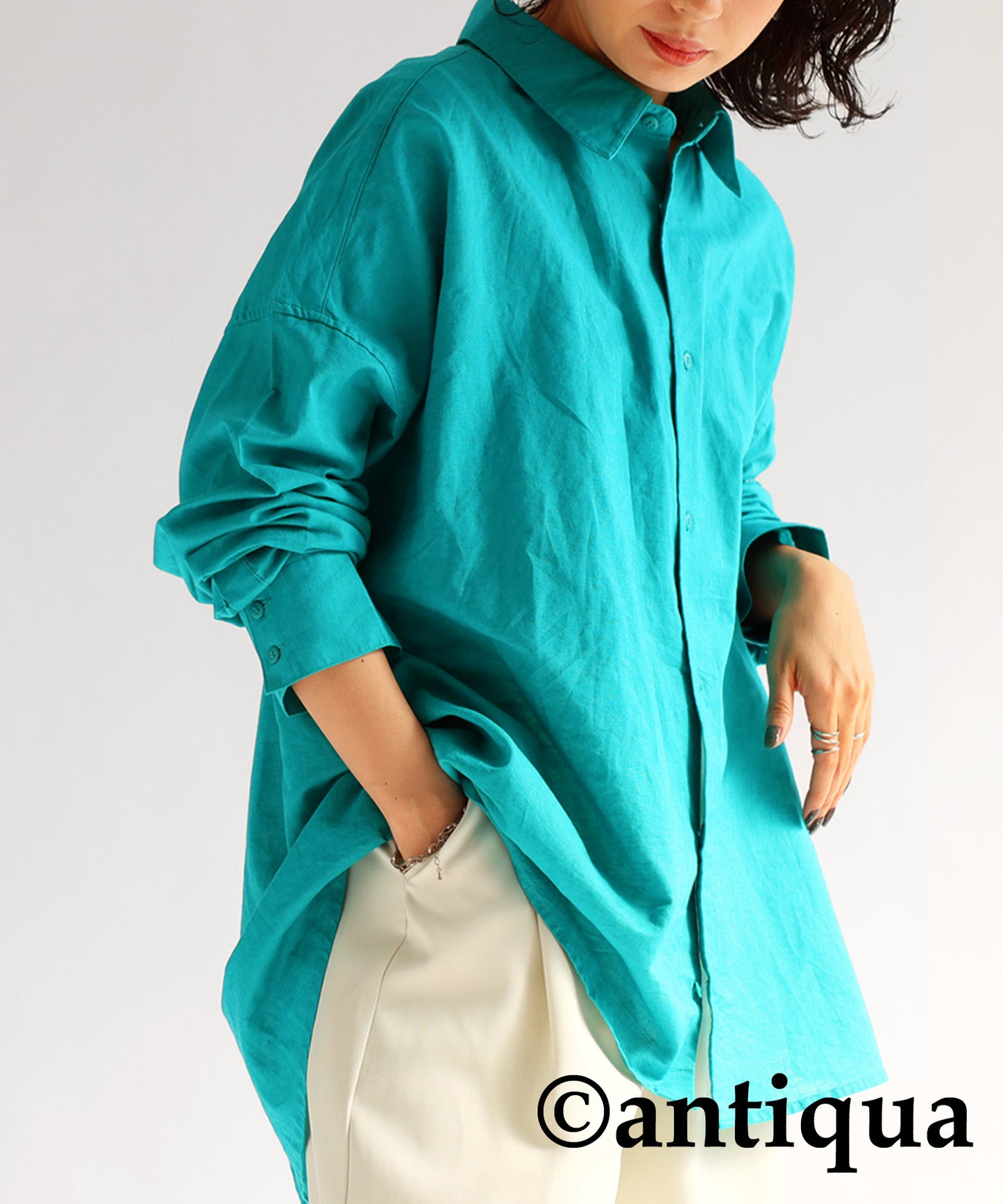 Cotton Linen Shirt Ladies