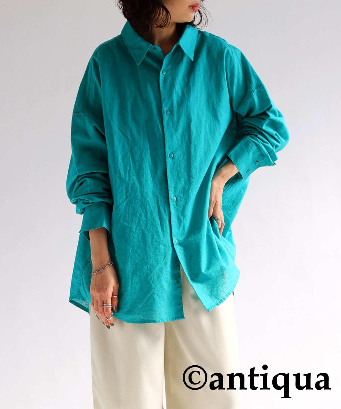 Cotton Linen Shirt Ladies