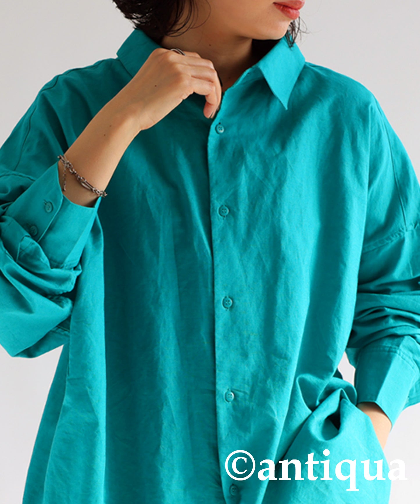 Cotton Linen Shirt Ladies