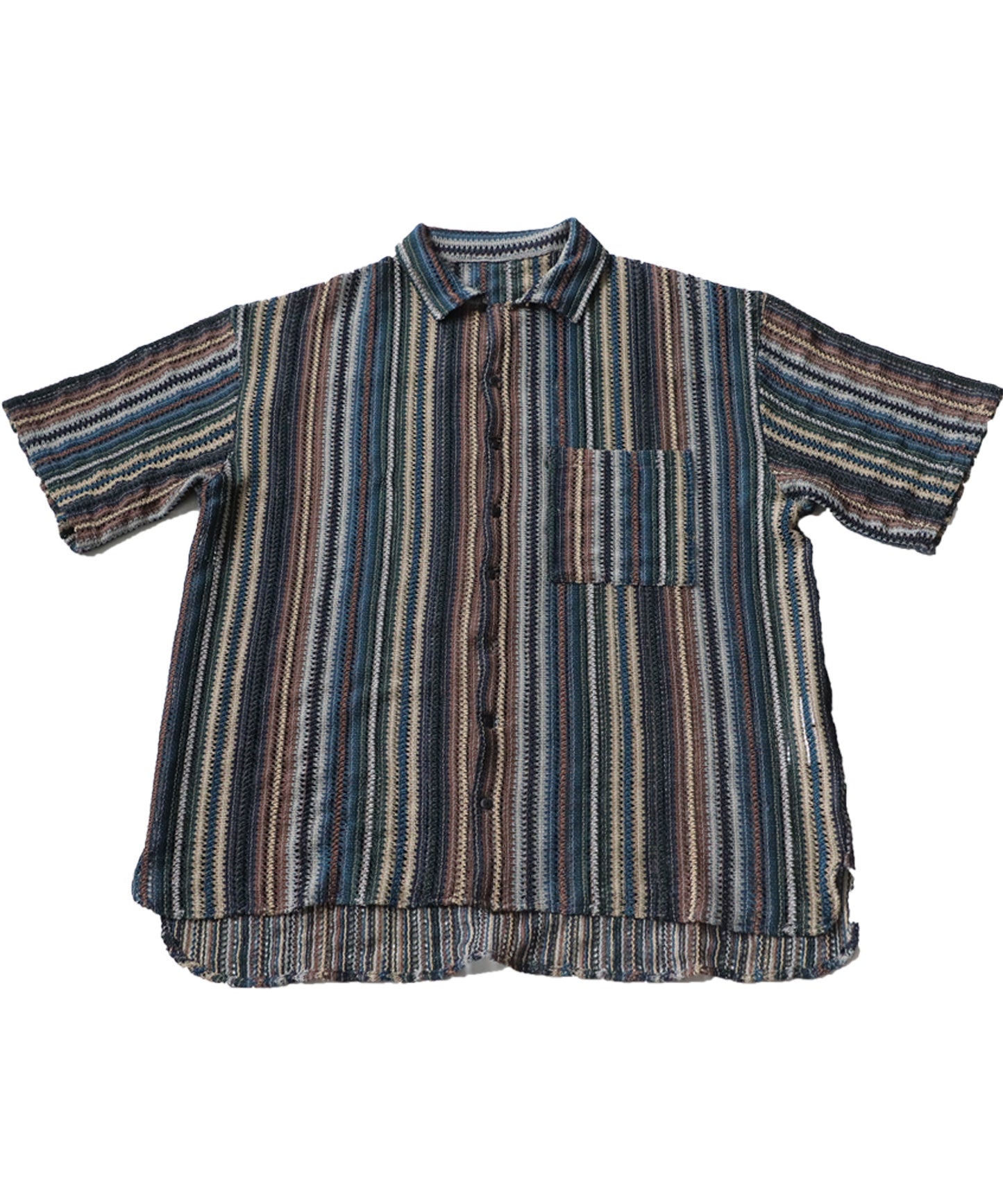 Striped Knit Shirt Men's