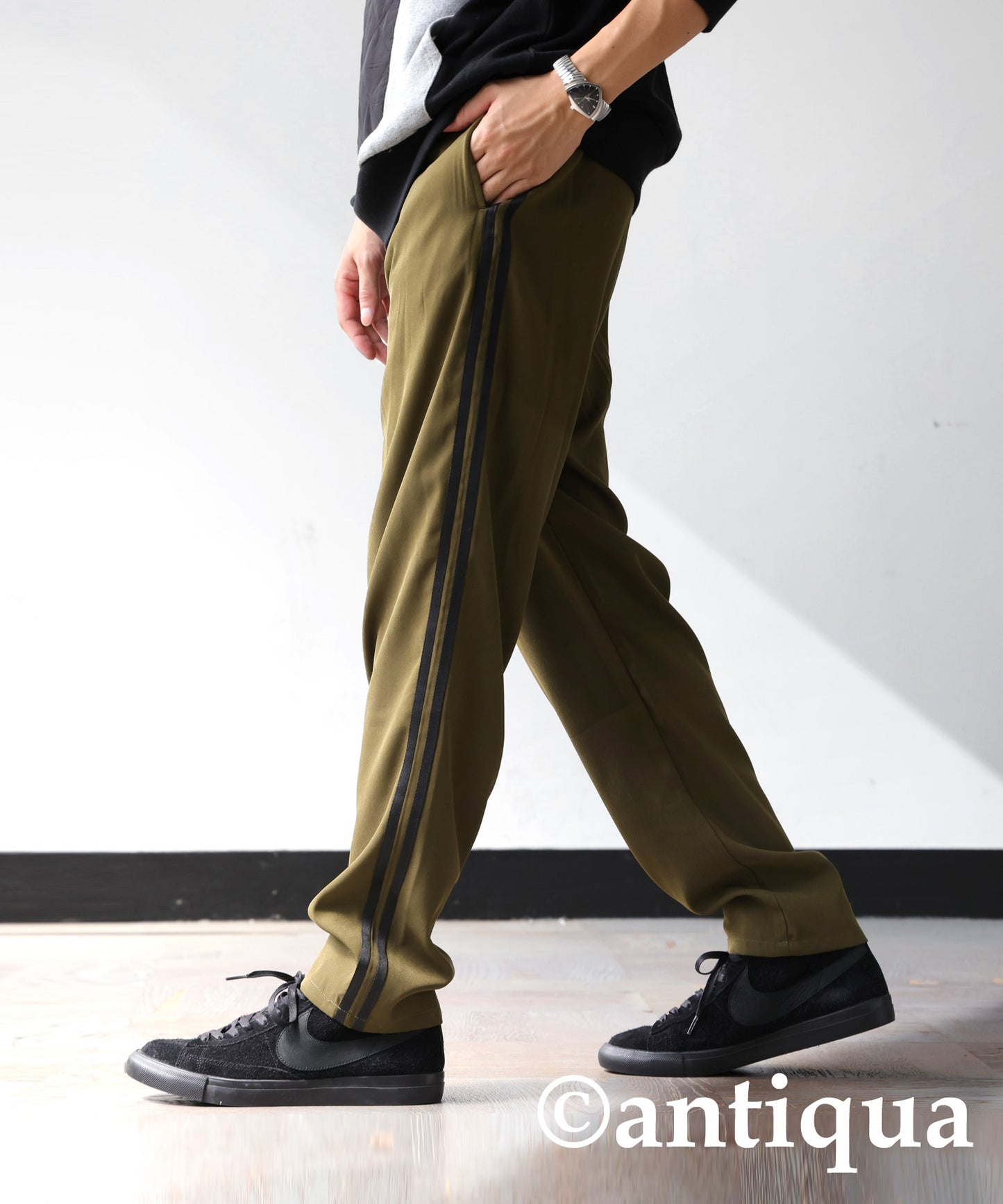 Line Tapered Pants Men's