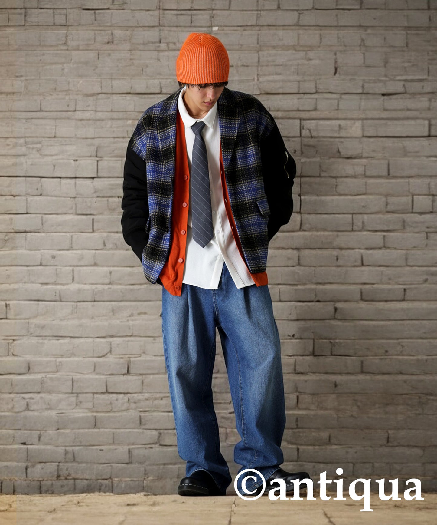 Different Material Docking Outerwear Men's