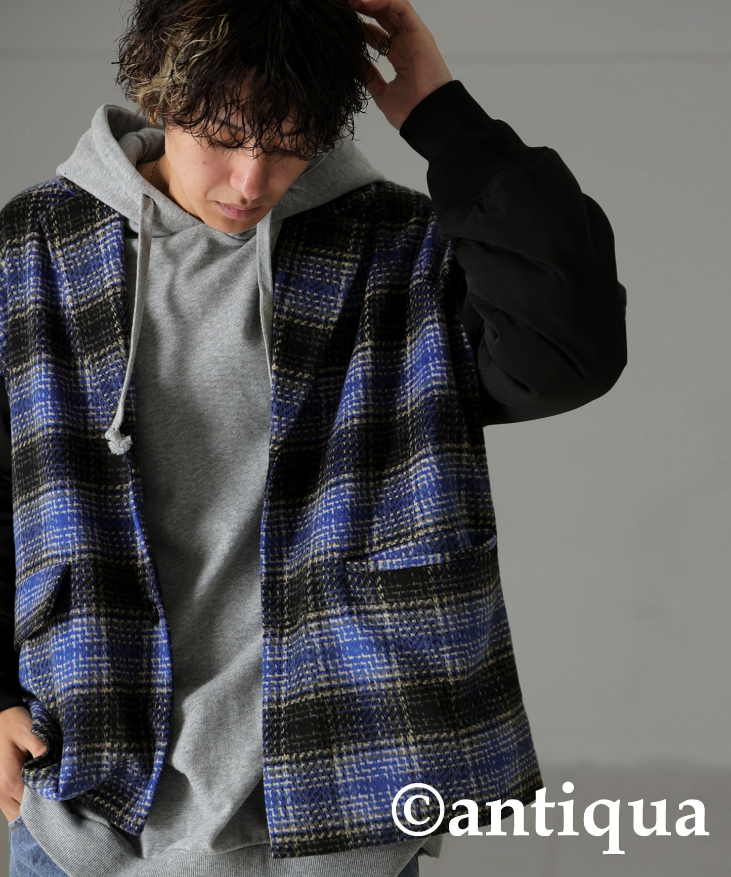 Different Material Docking Outerwear Men's