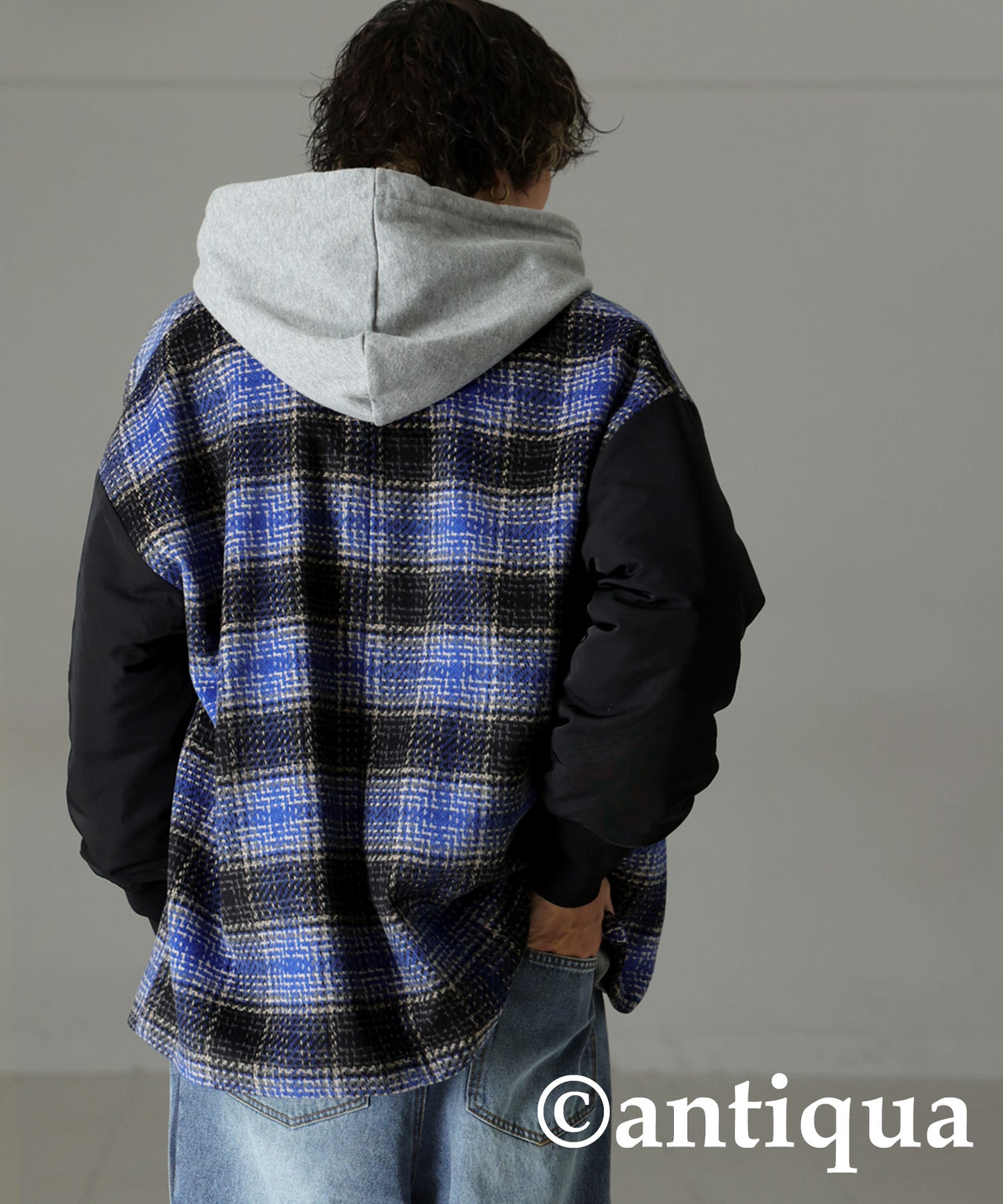 Different Material Docking Outerwear Men's