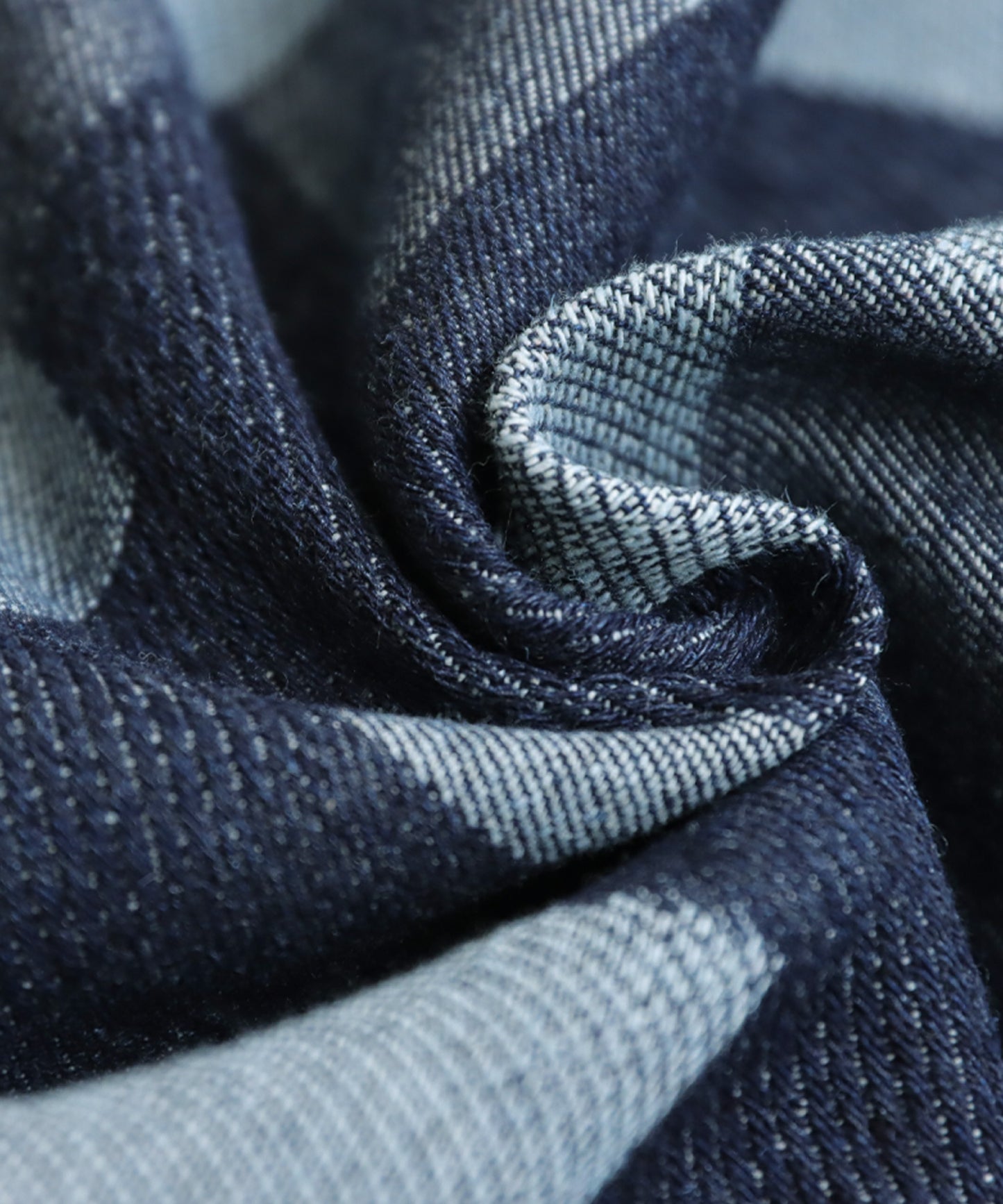 Geometric Pattern Denim Pants Ladies