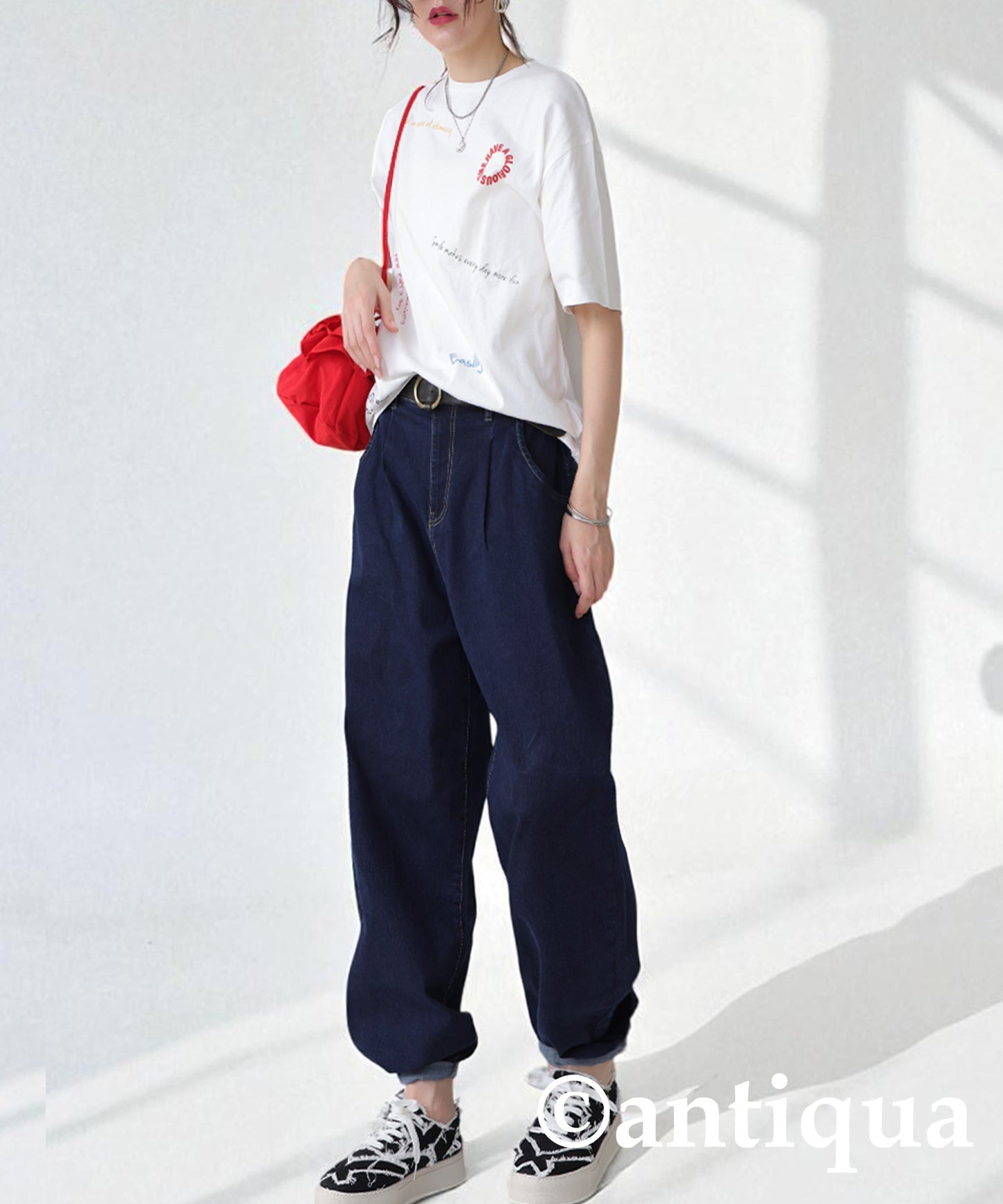 Ladies Logo Photo Print T-Shirt