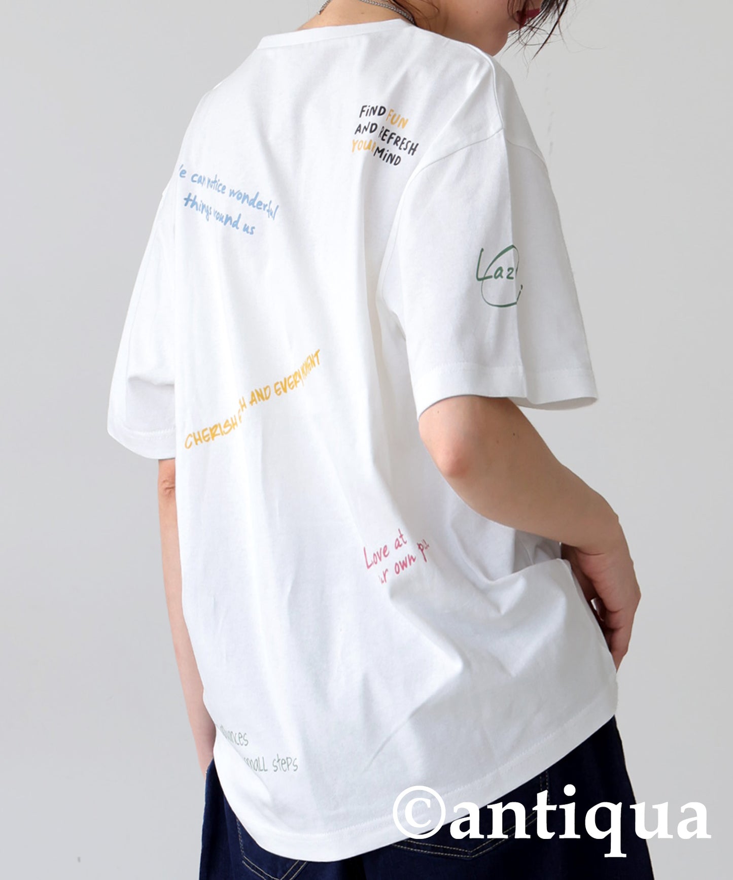 Ladies Logo Photo Print T-Shirt