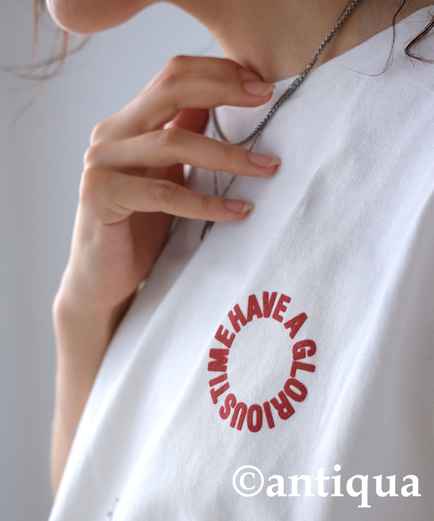 Ladies Logo Photo Print T-Shirt